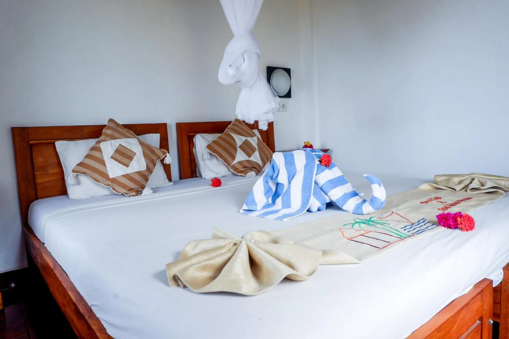 Bedroom, Bed in Amed Cafe & Hotel Kebun Wayan