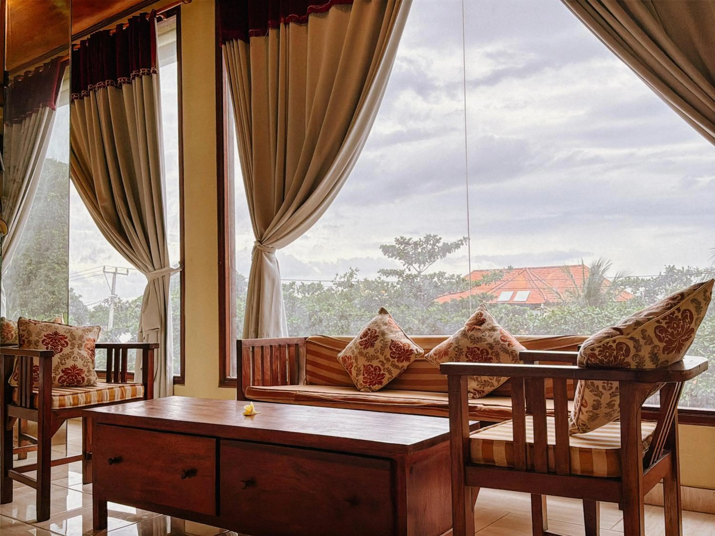 Natural landscape in Amed Cafe & Hotel Kebun Wayan