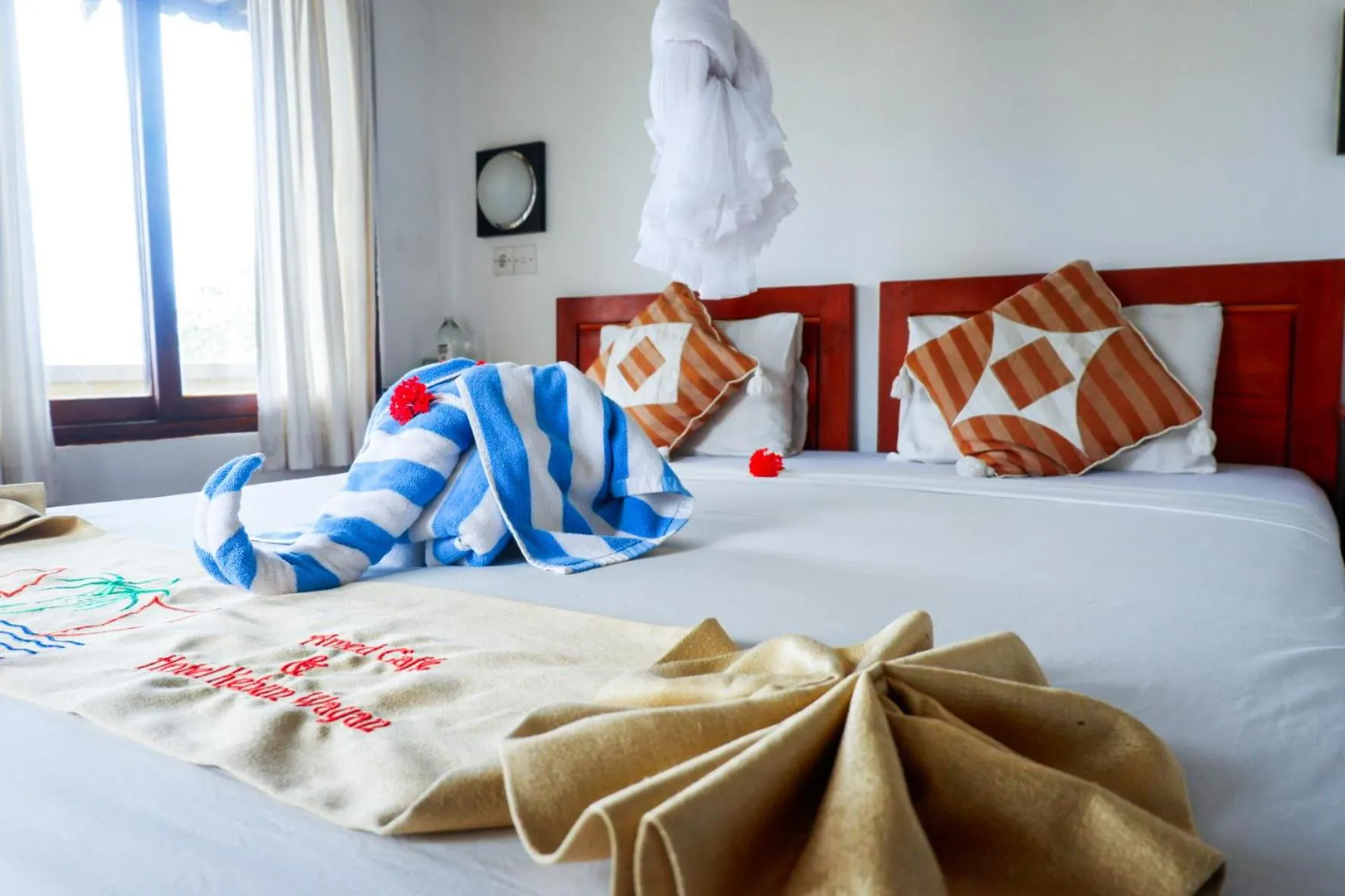 Bedroom, Bed in Amed Cafe & Hotel Kebun Wayan