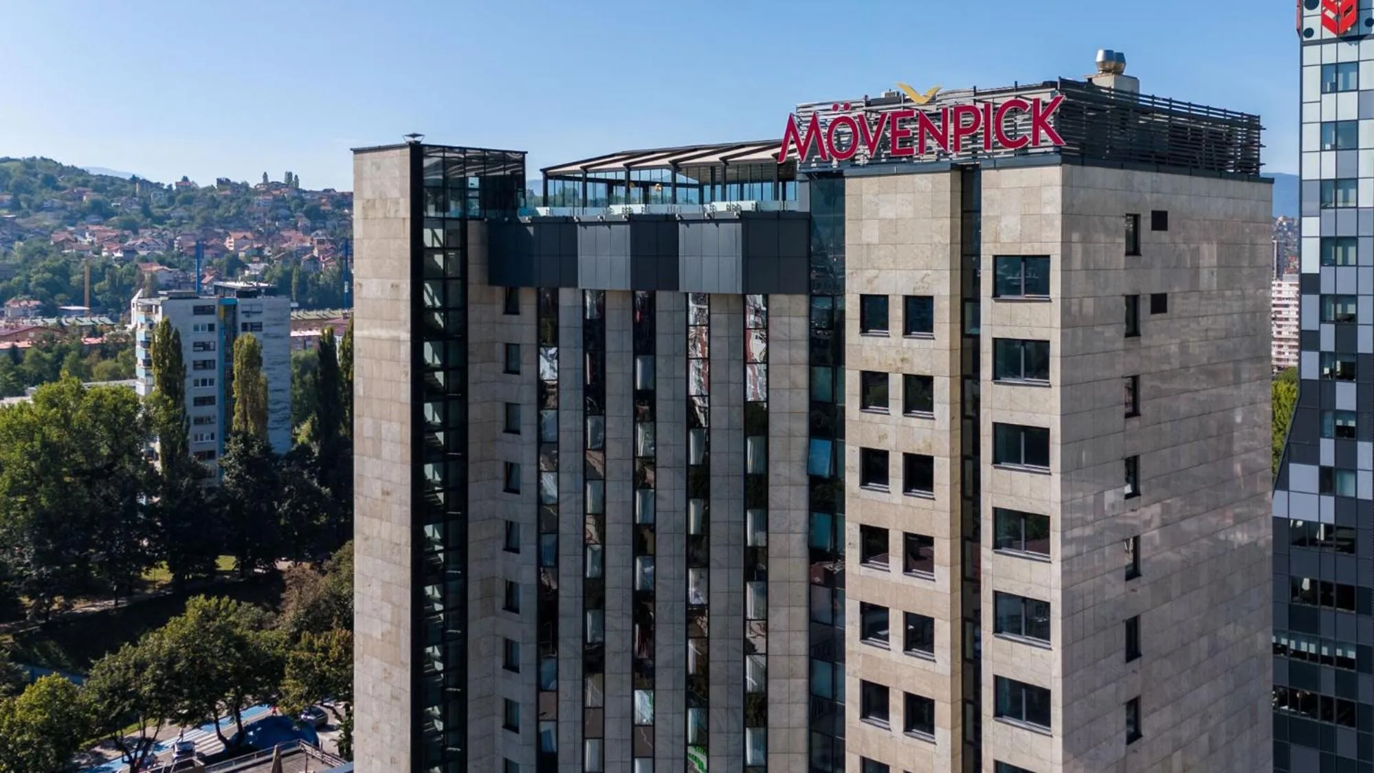 Property building in Movenpick hotel Sarajevo