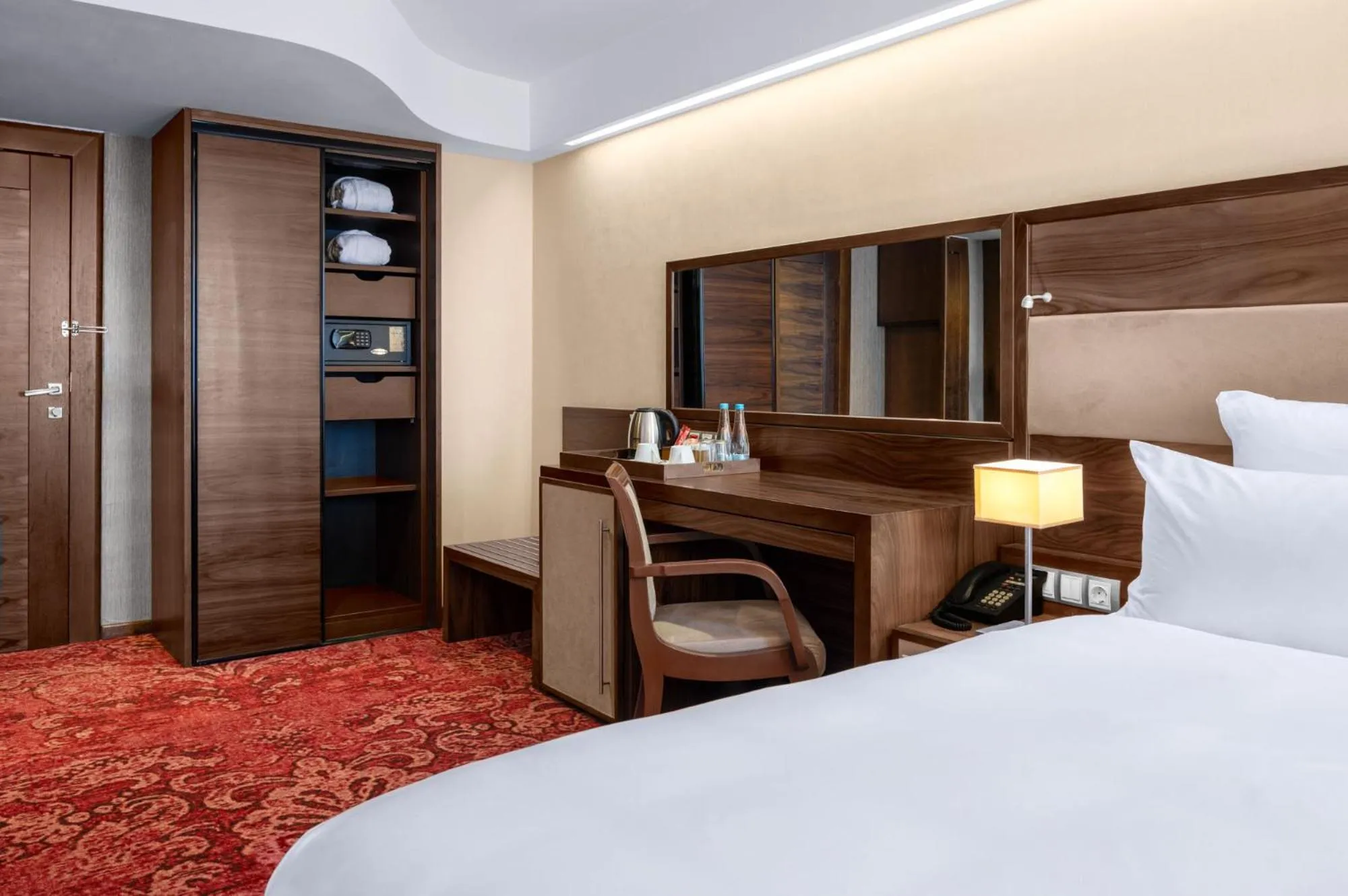 Seating area, Bed in Movenpick hotel Sarajevo