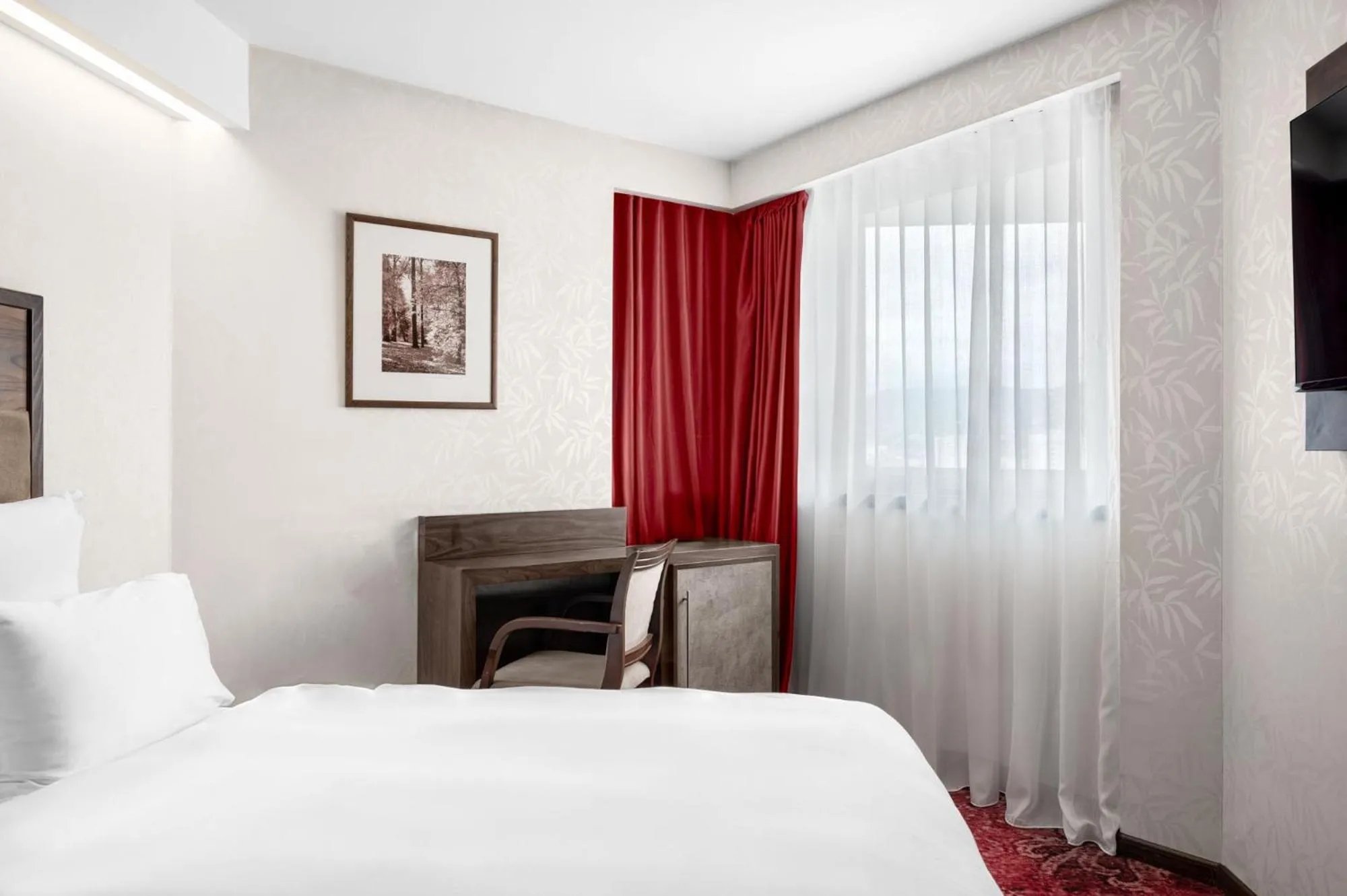 Bed in Movenpick hotel Sarajevo