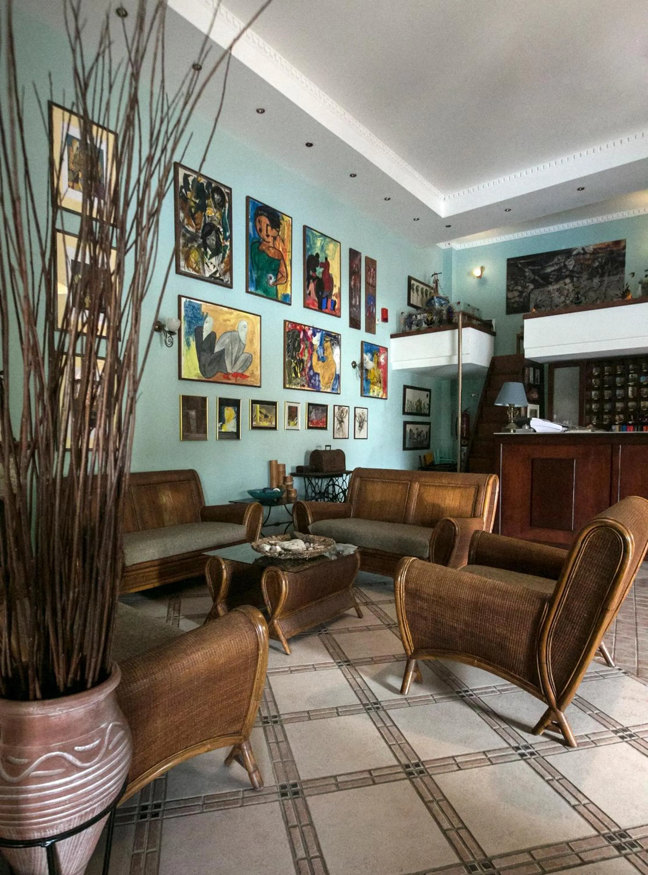 Seating area in Ammon Garden Hotel