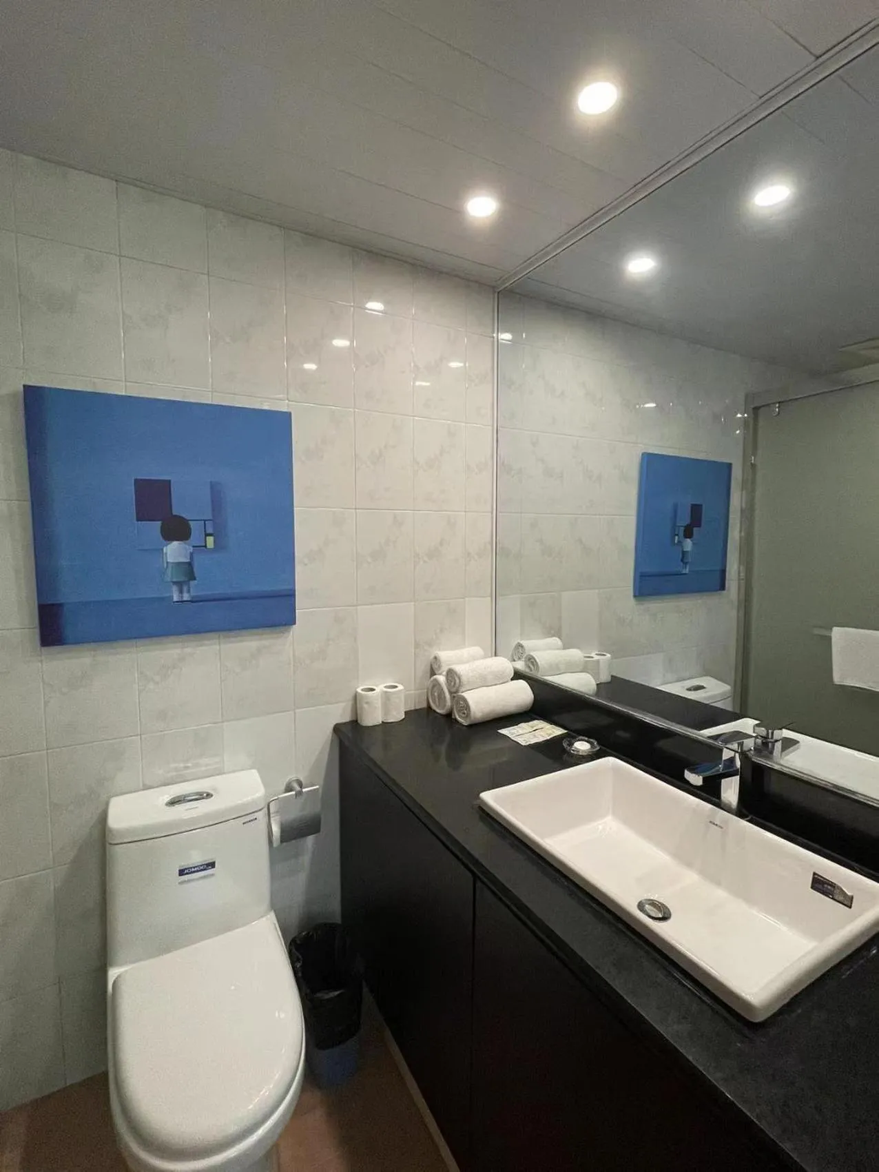 Toilet in Magnificent International Hotel