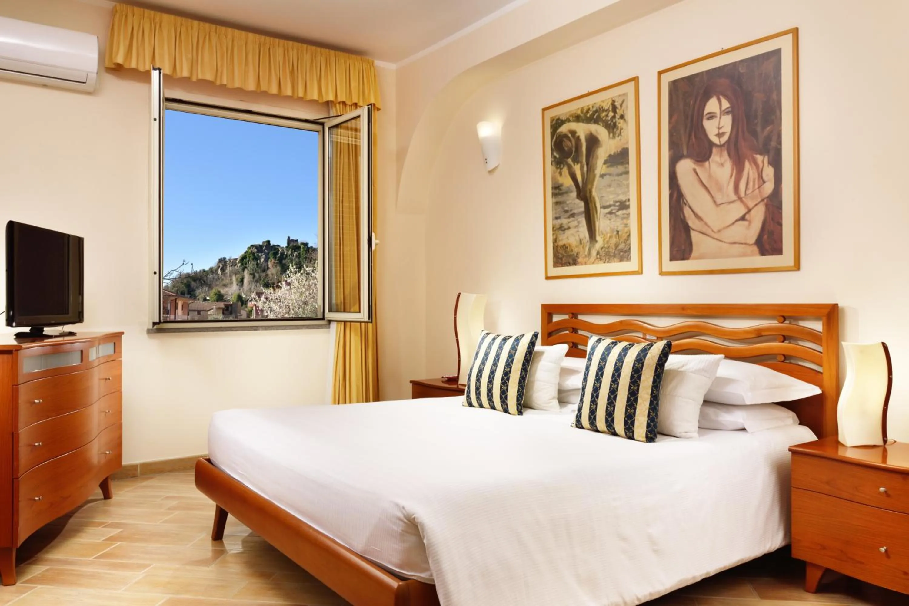 Bed in Hotel Recostano Residence