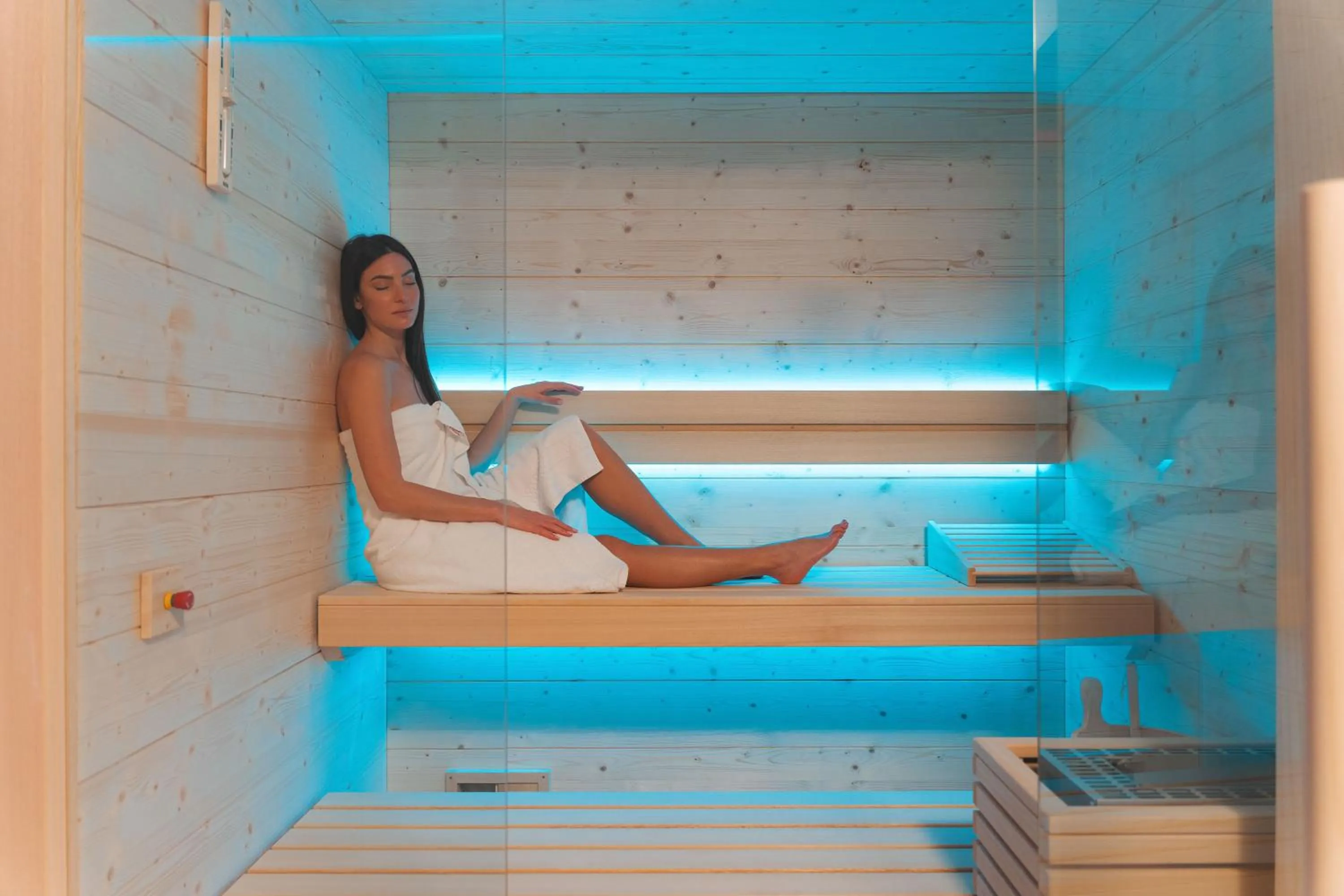 Sauna in Life Hotel Seaview & Spa