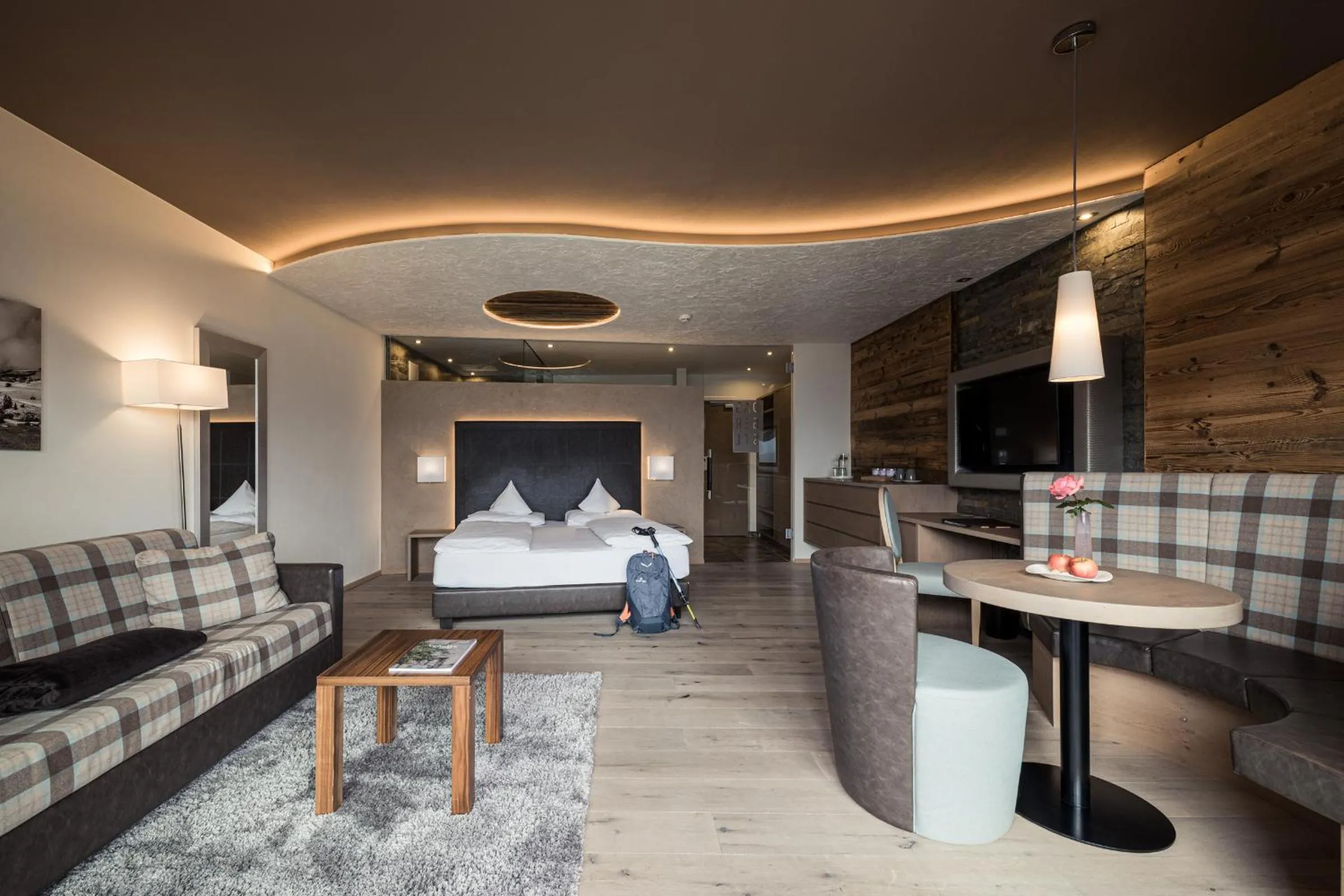 Bed in DAS GERSTL Alpine Retreat