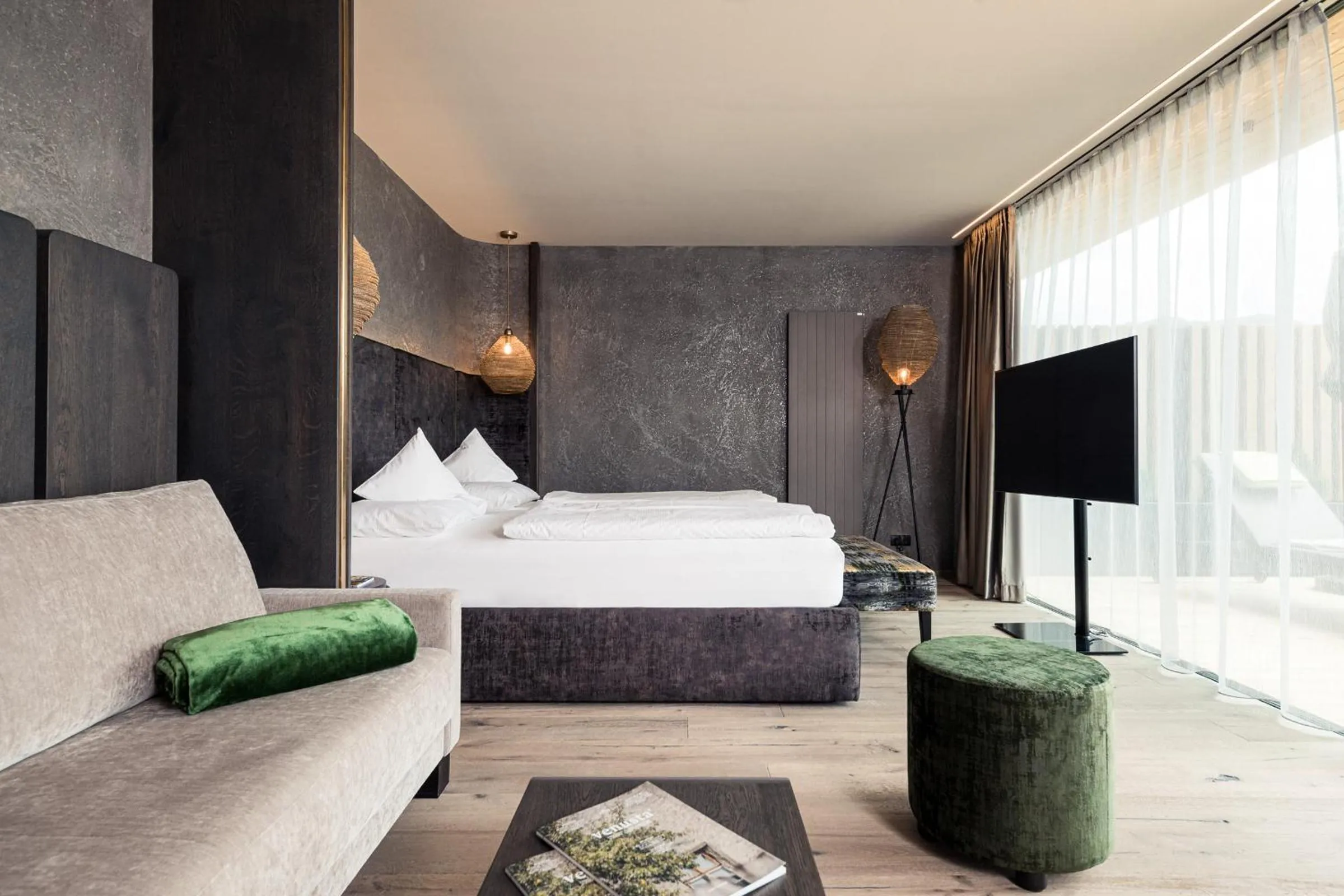 Bed in DAS GERSTL Alpine Retreat