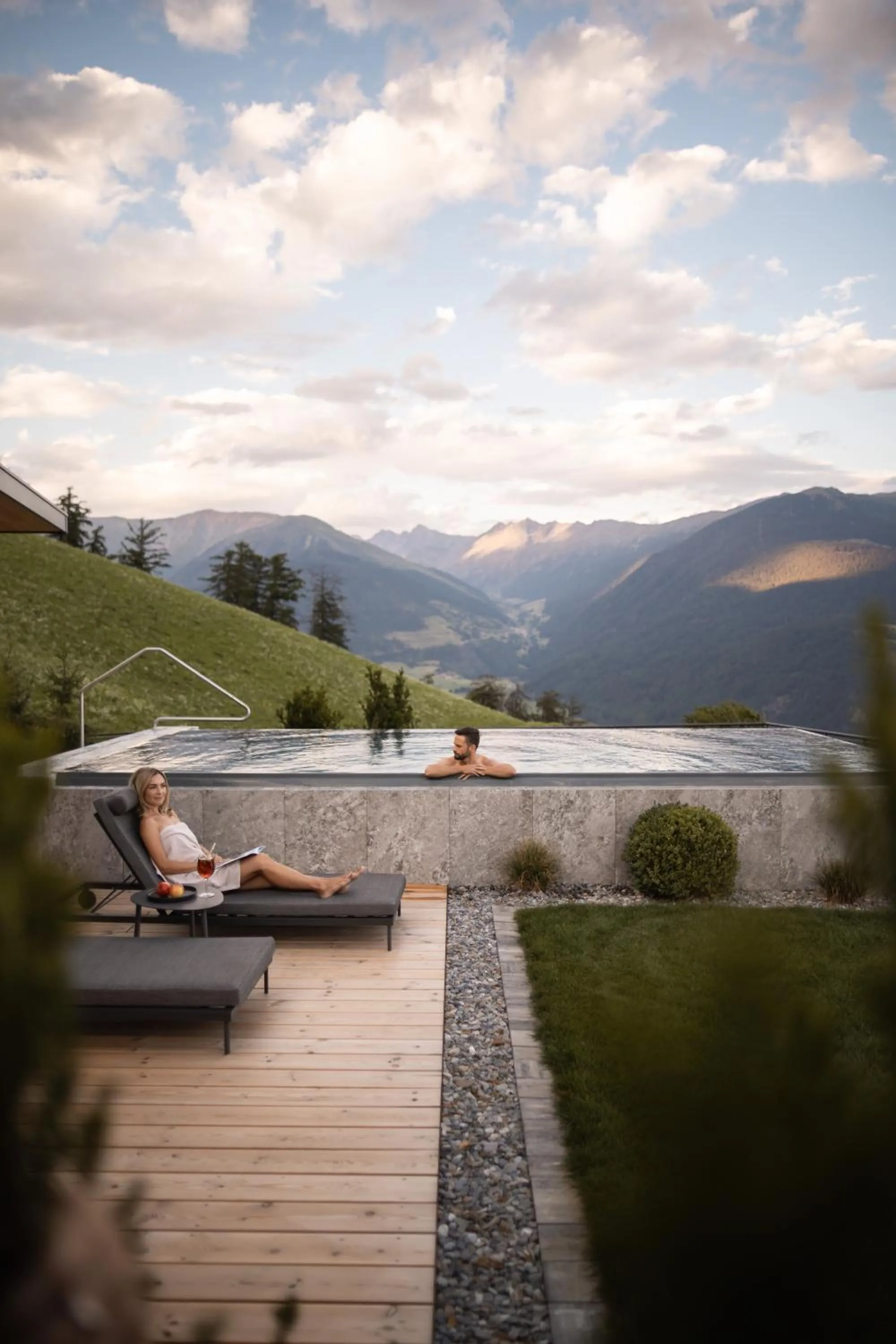 Pool view in DAS GERSTL Alpine Retreat