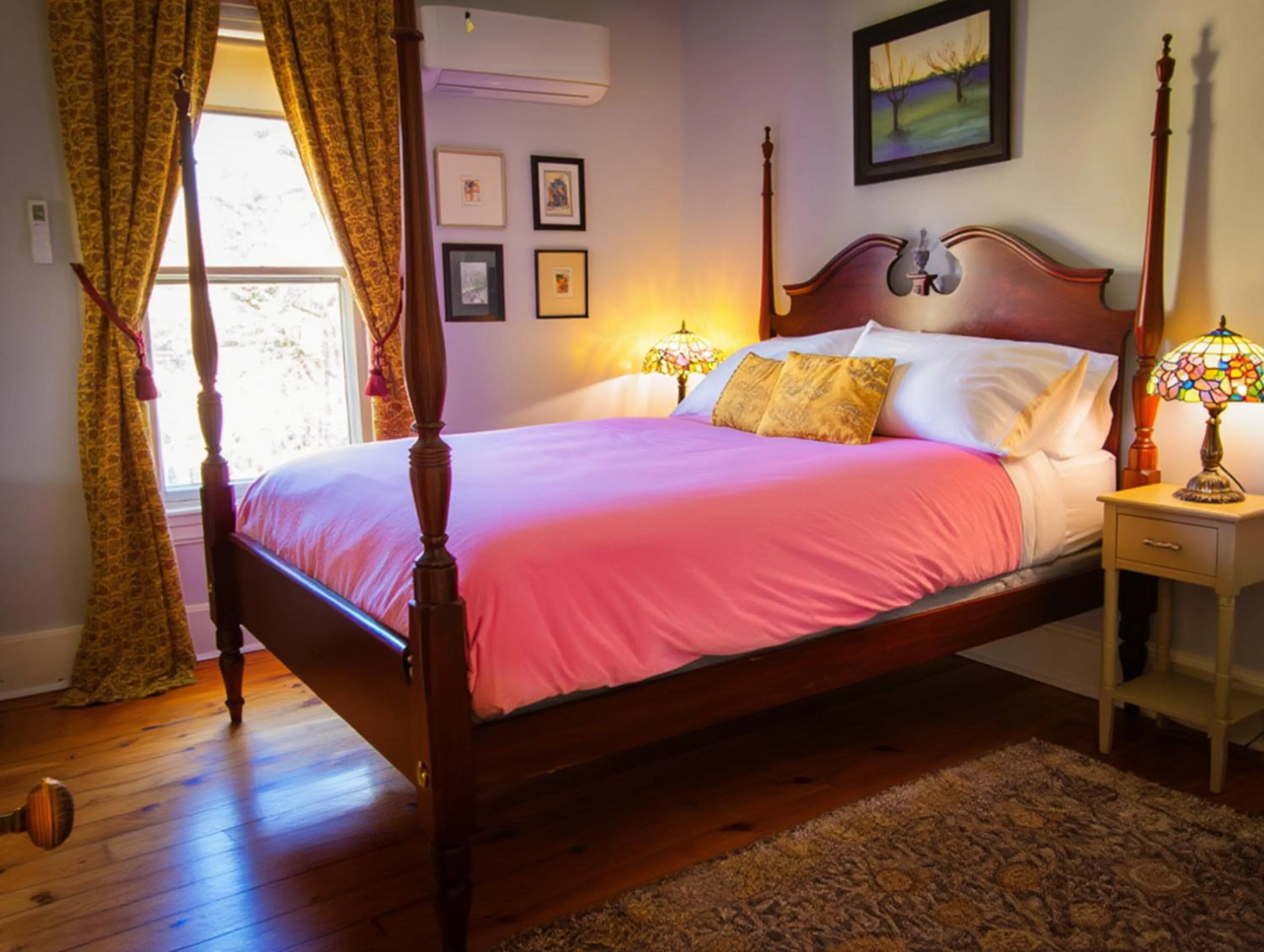 Bed in Cooperstown Bed and Breakfast