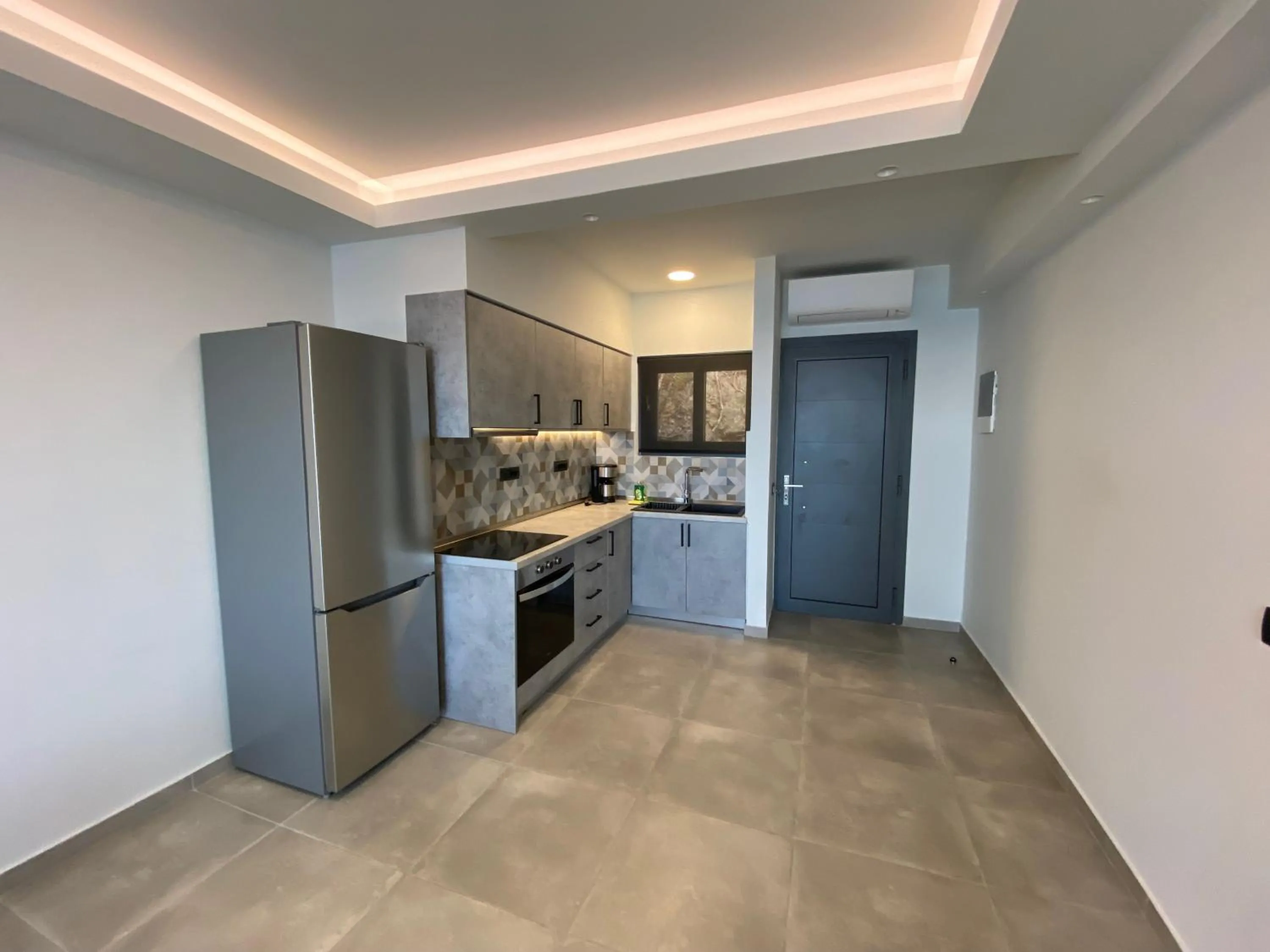 kitchen in Ostria Apartments
