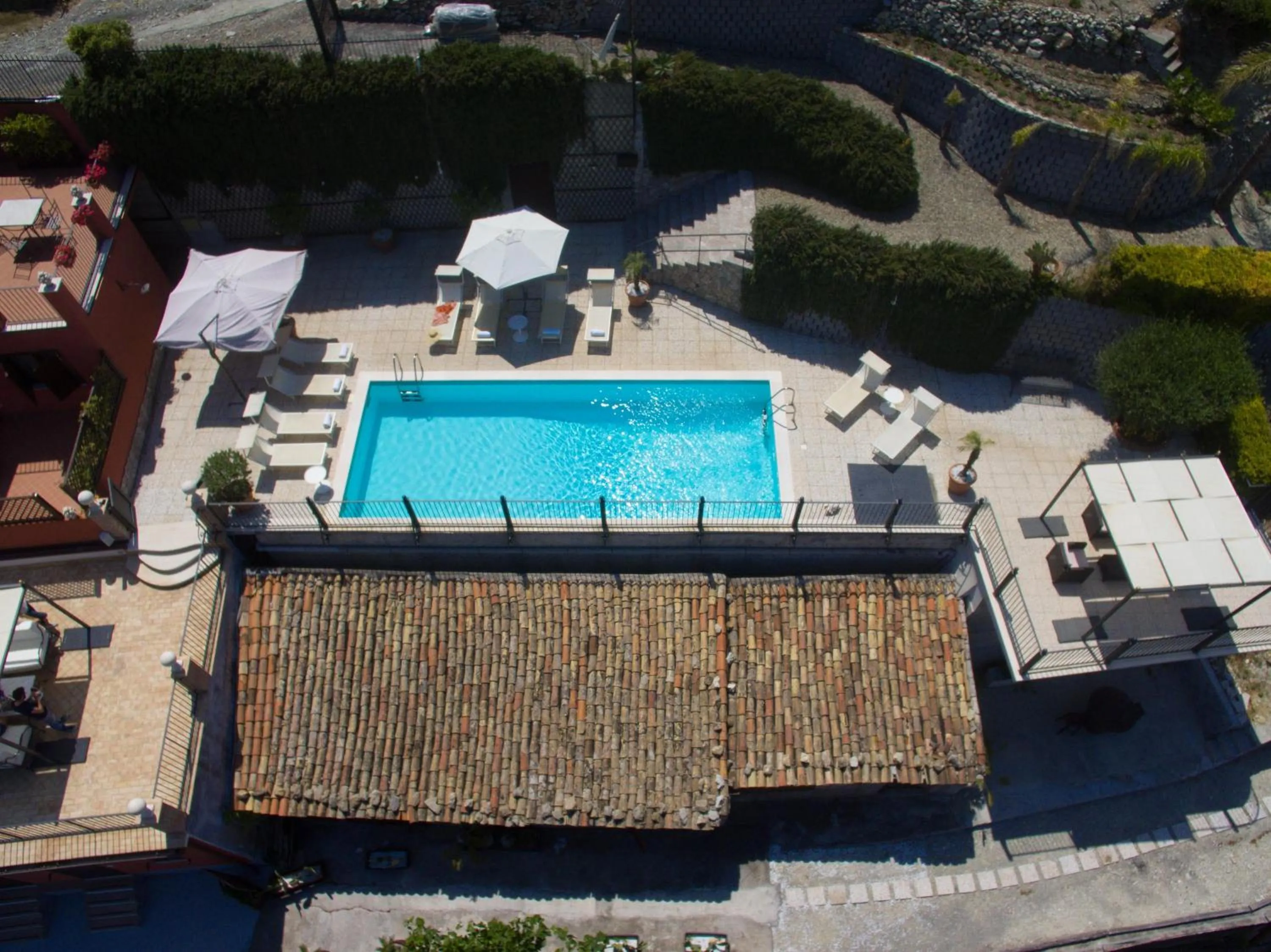 Bird's eye view in Casale Di Caterina