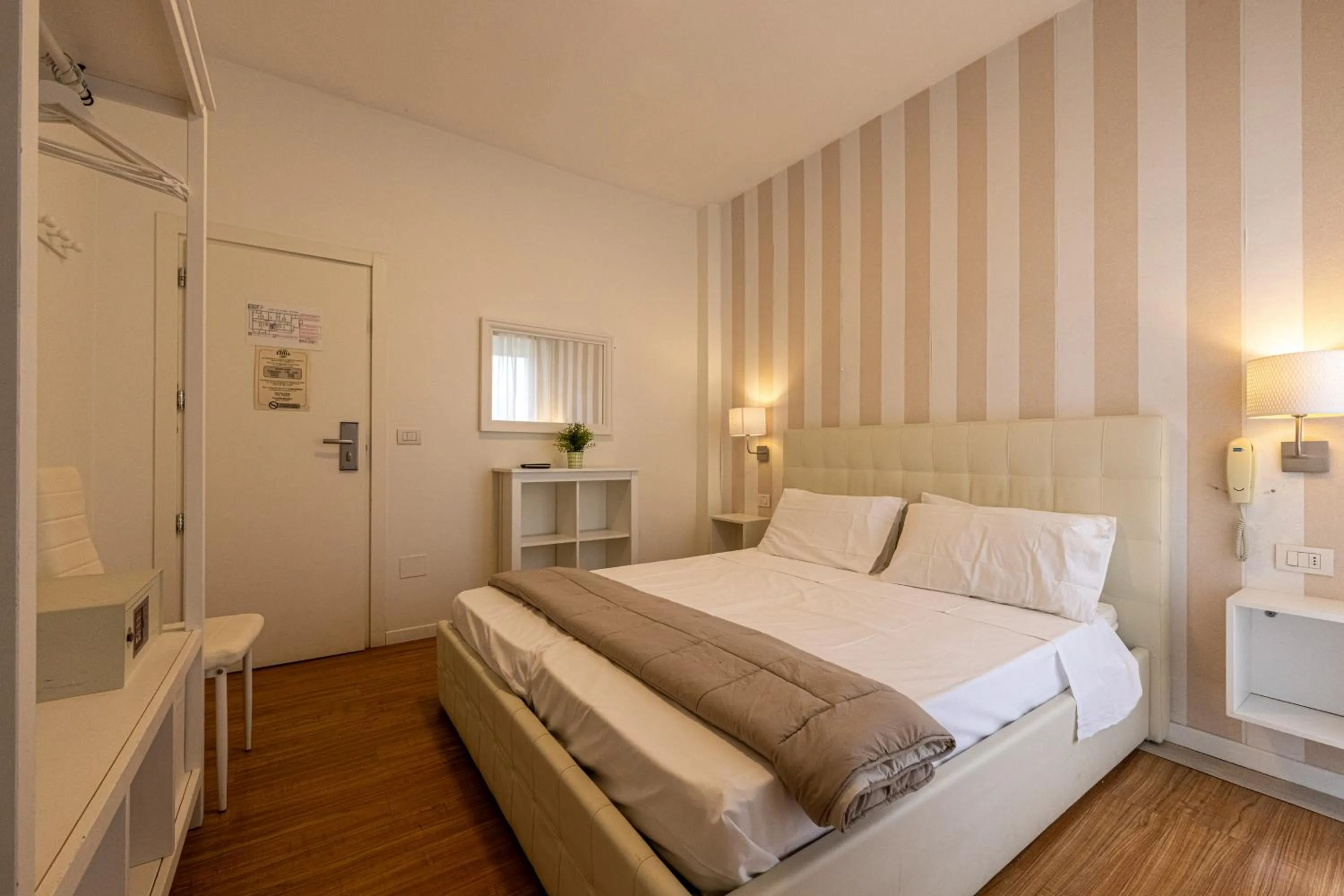 Bed in Hotel Villa Edda