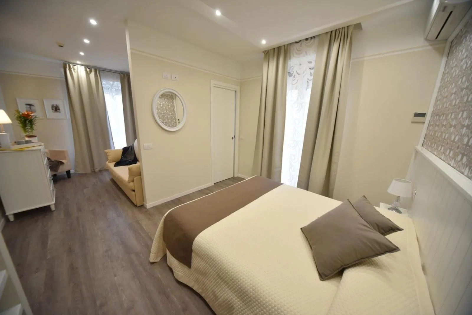 Bed in Hotel Villa Edda