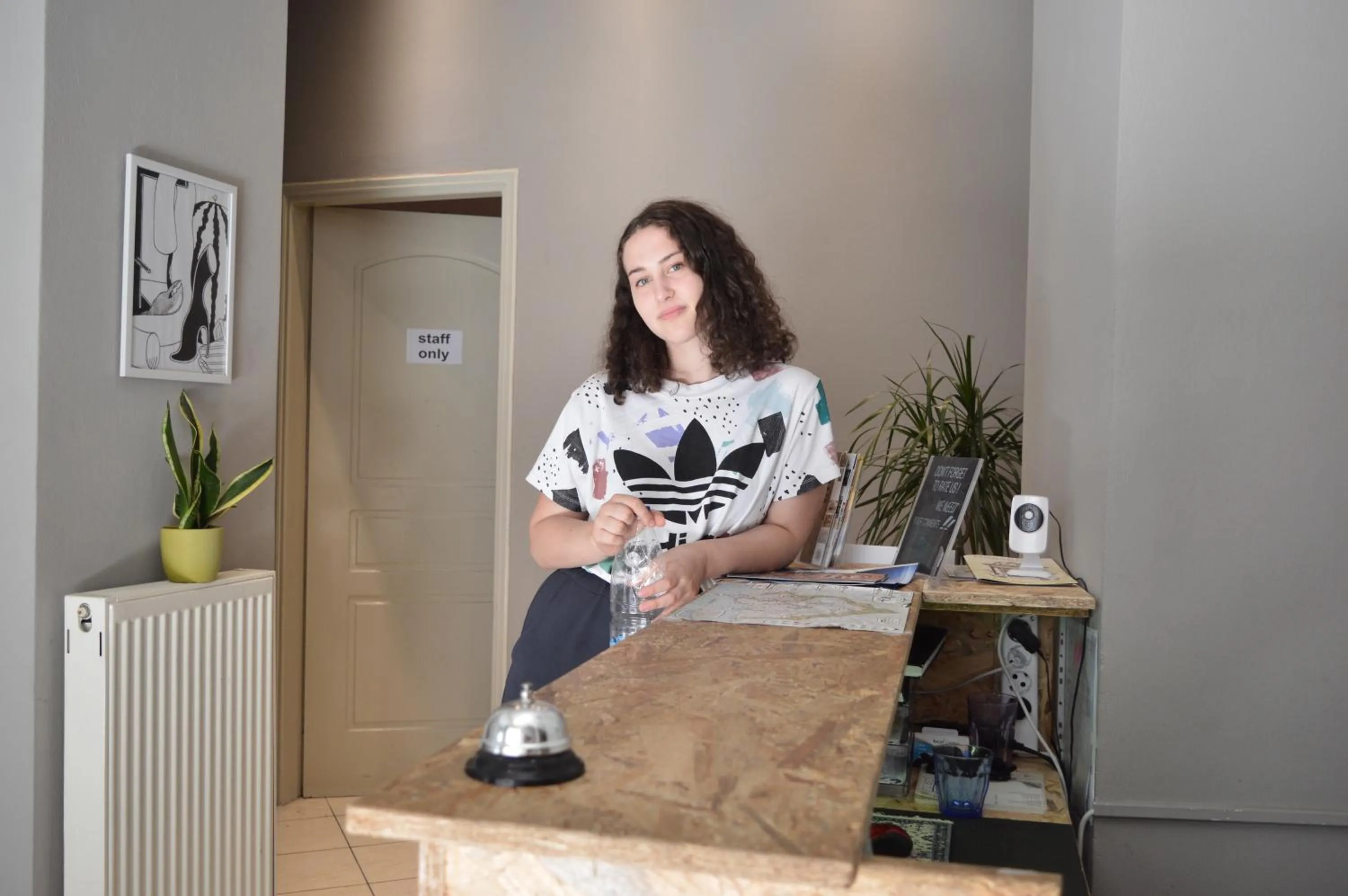 Lobby or reception in So Young Hostel