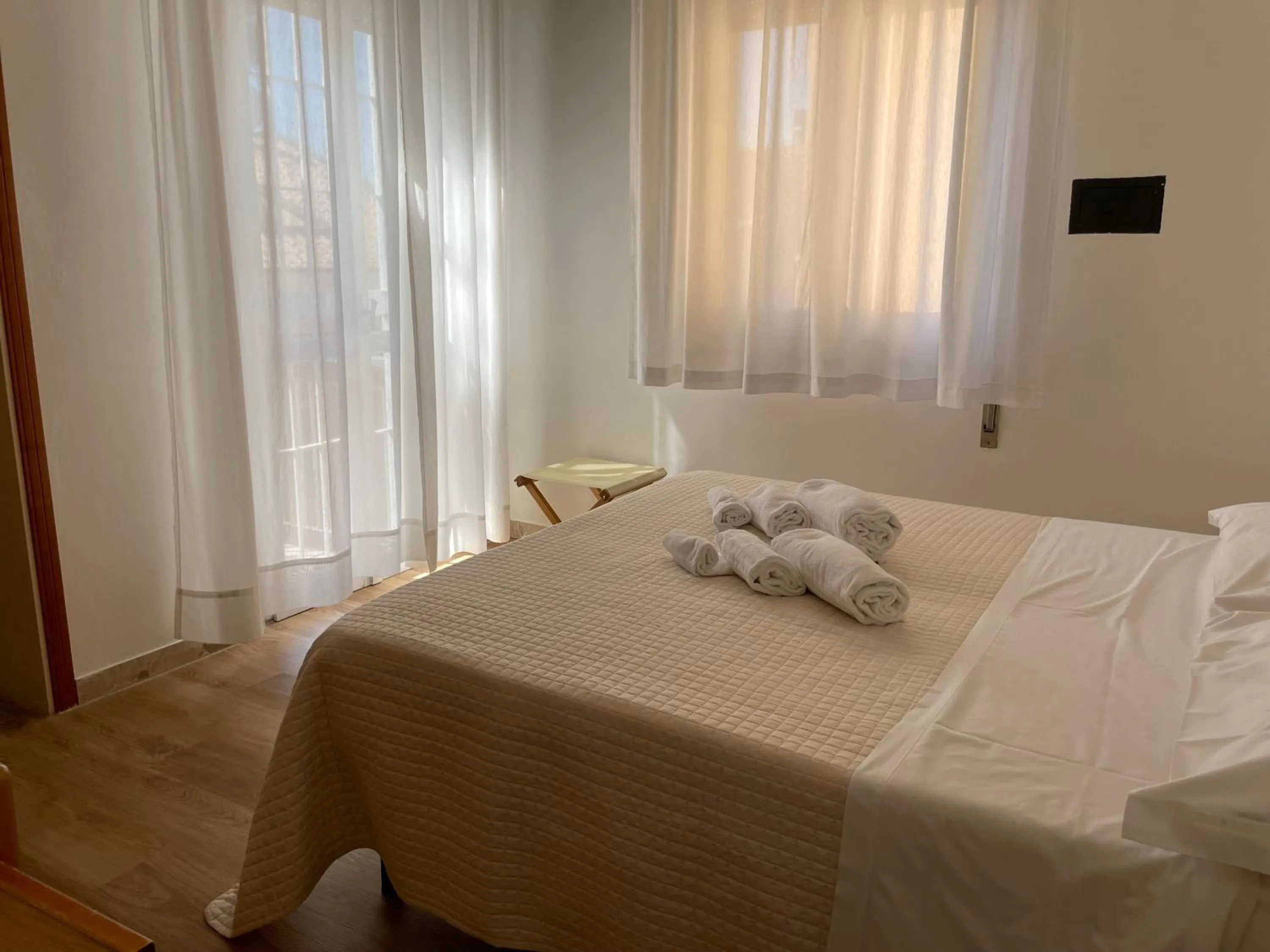 Bed in Hotel Barbiani