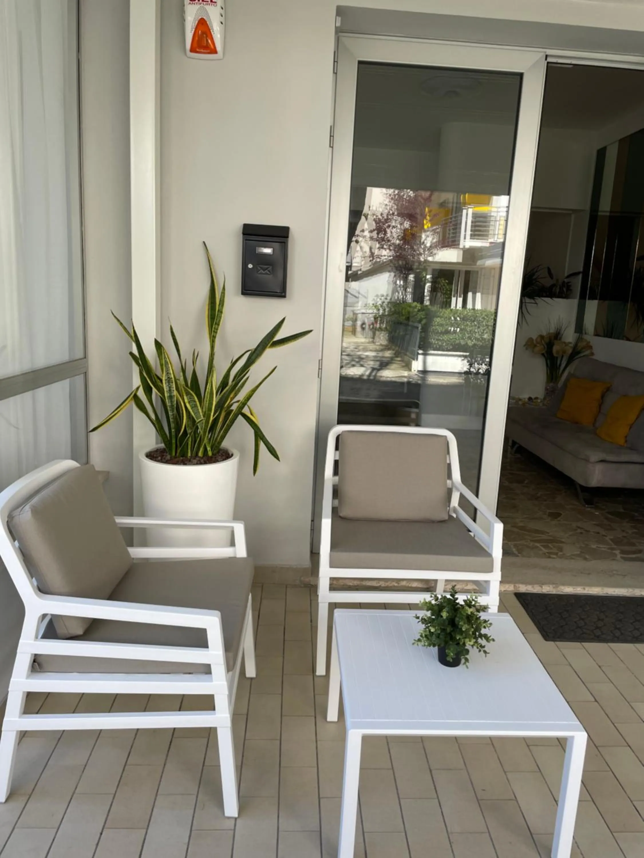 Patio in Hotel Barbiani