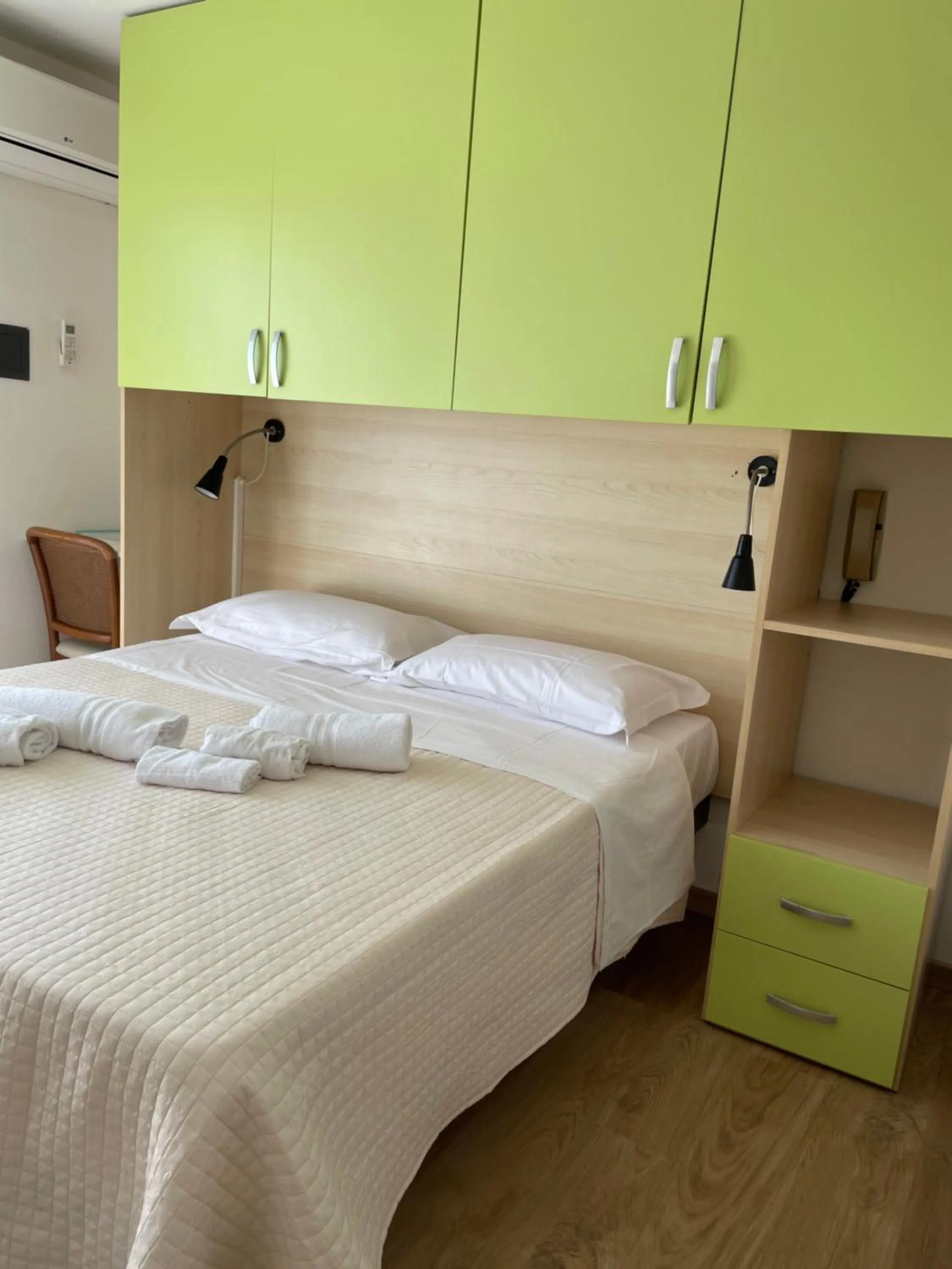 Bed in Hotel Barbiani