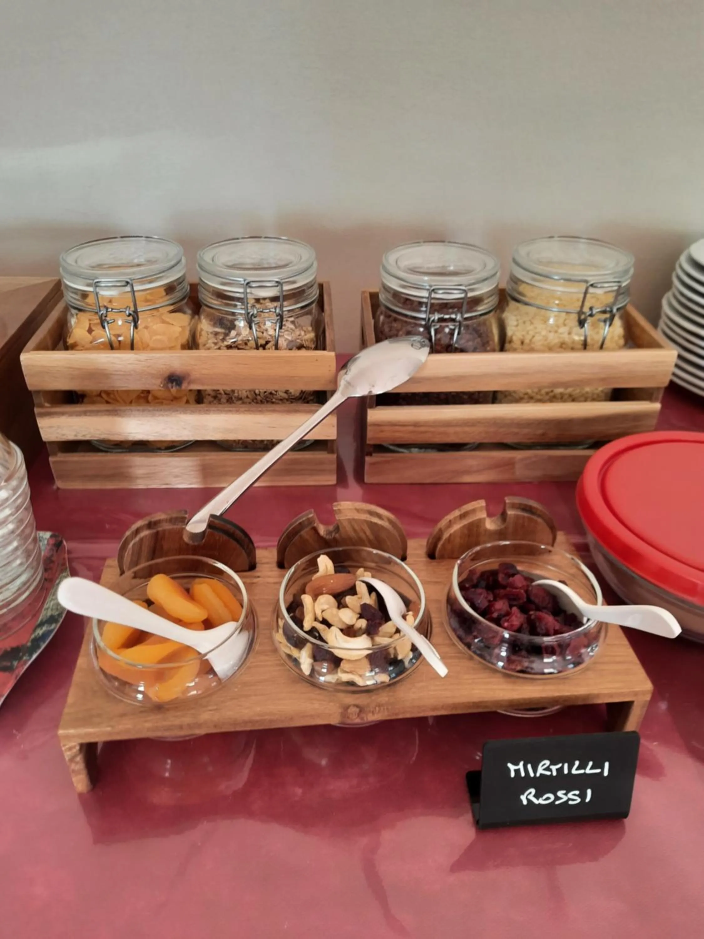 Buffet breakfast in Hotel Barbiani