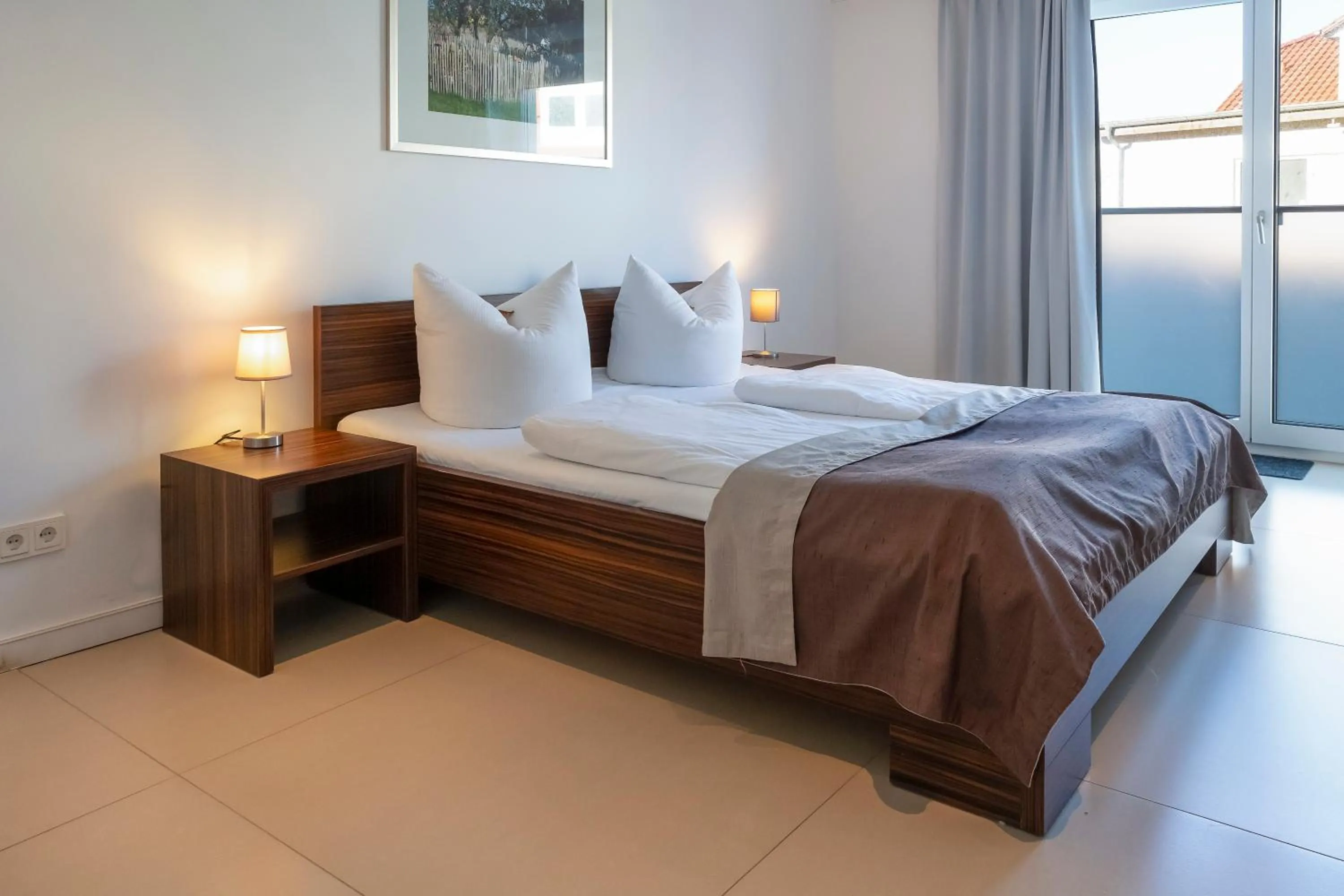 Bed in Strandhotel Dranske