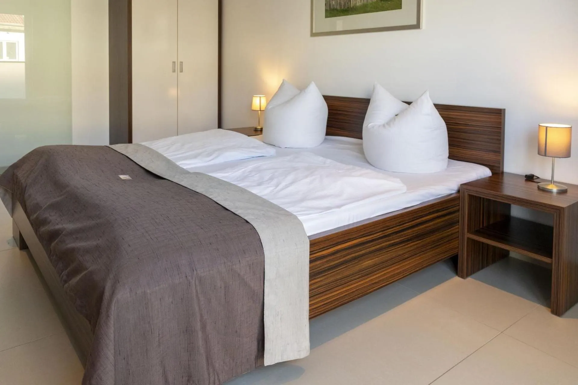 Bed in Strandhotel Dranske