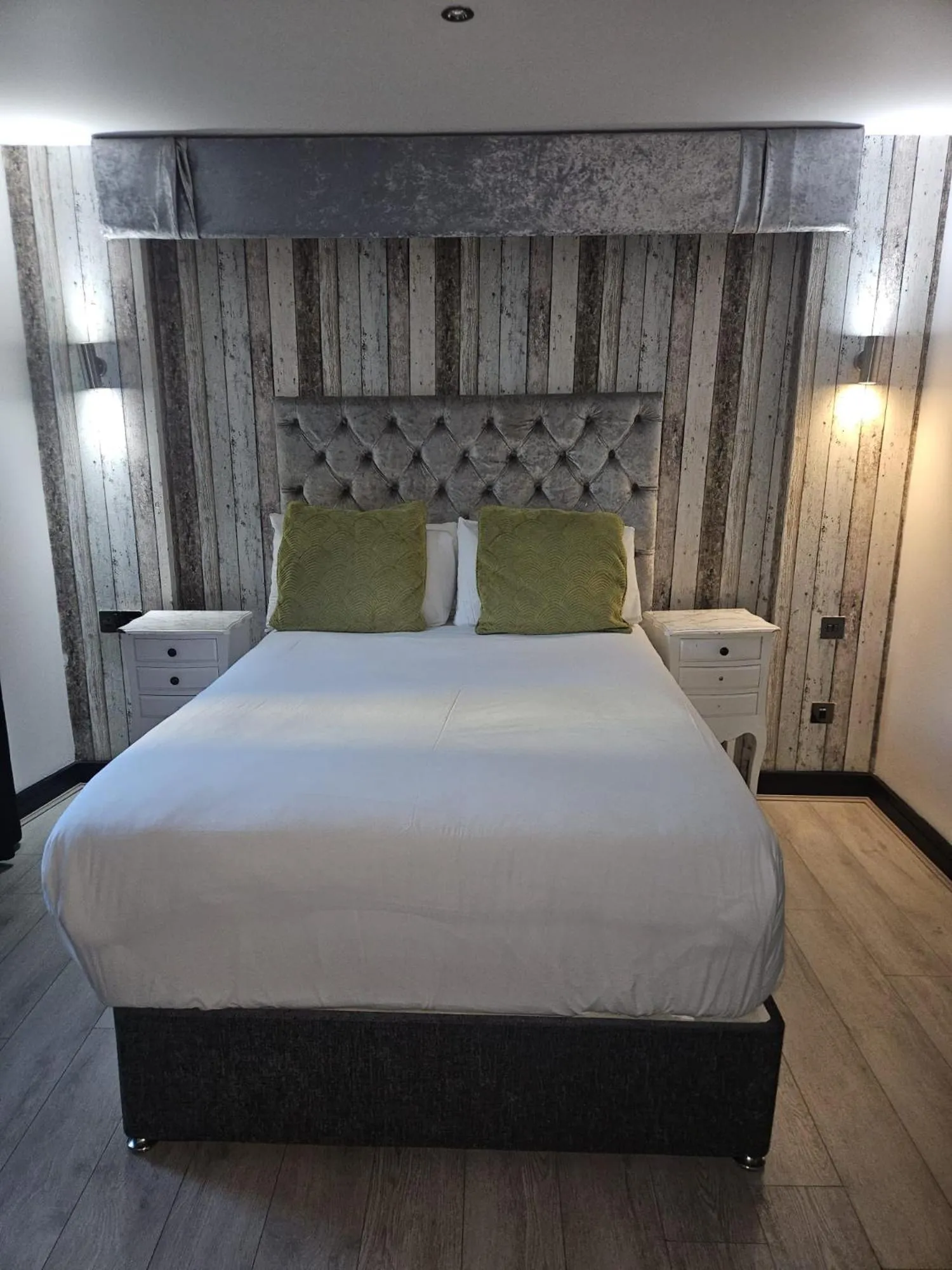 Bed in Print Works Hotel