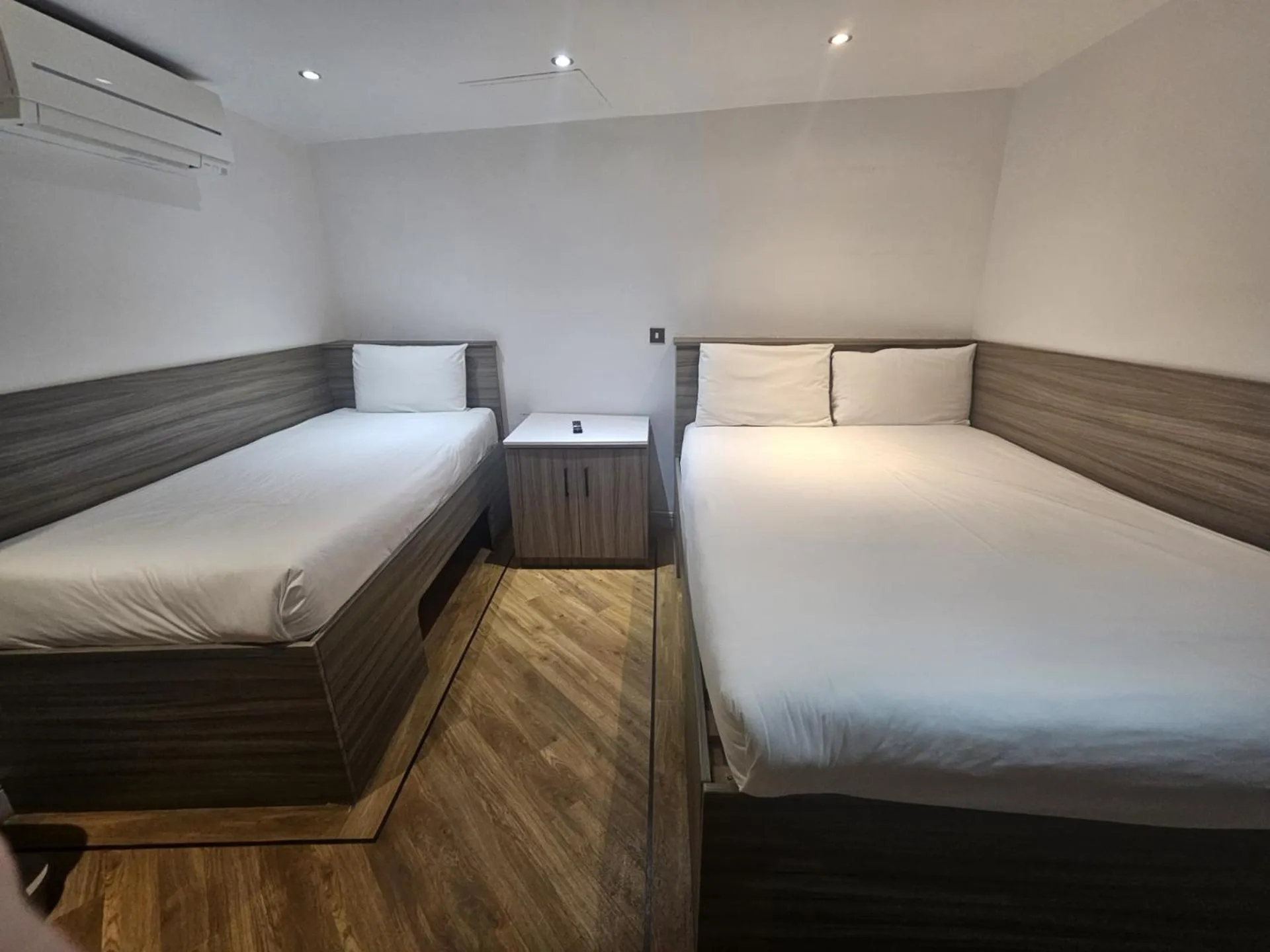 Bed in Print Works Hotel