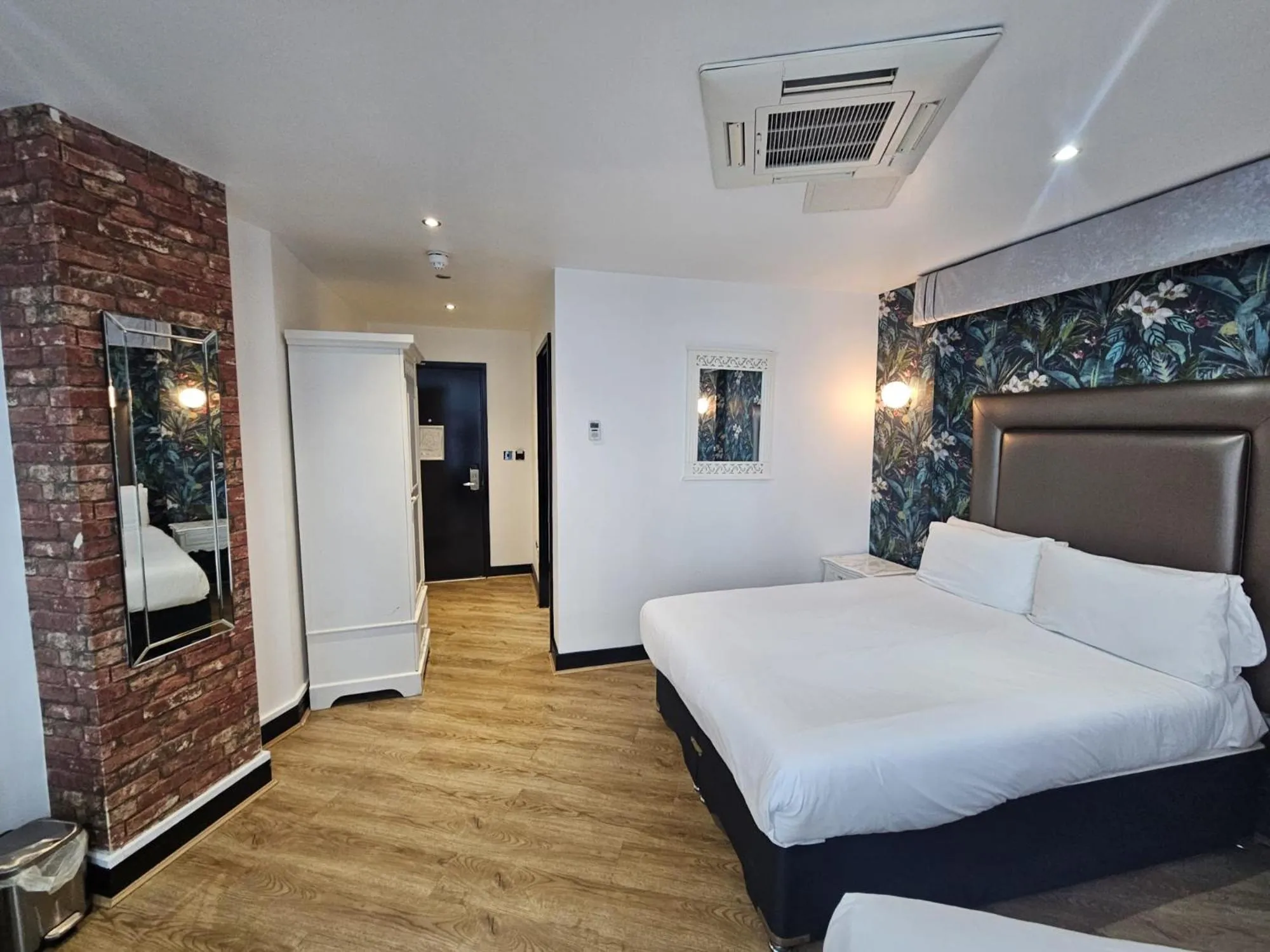 Bed in Print Works Hotel