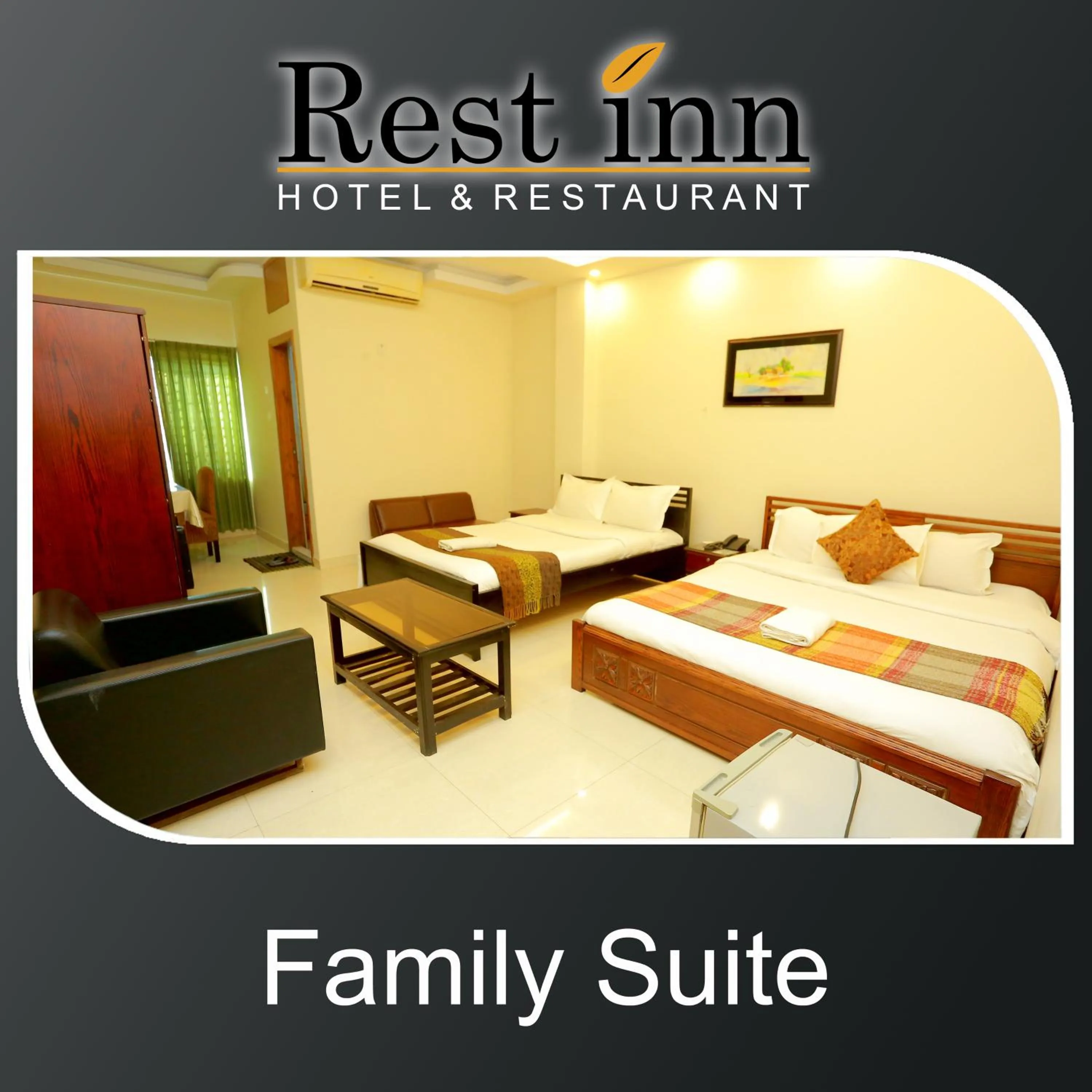 Restaurant/places to eat, Bed in Restinn Hotel