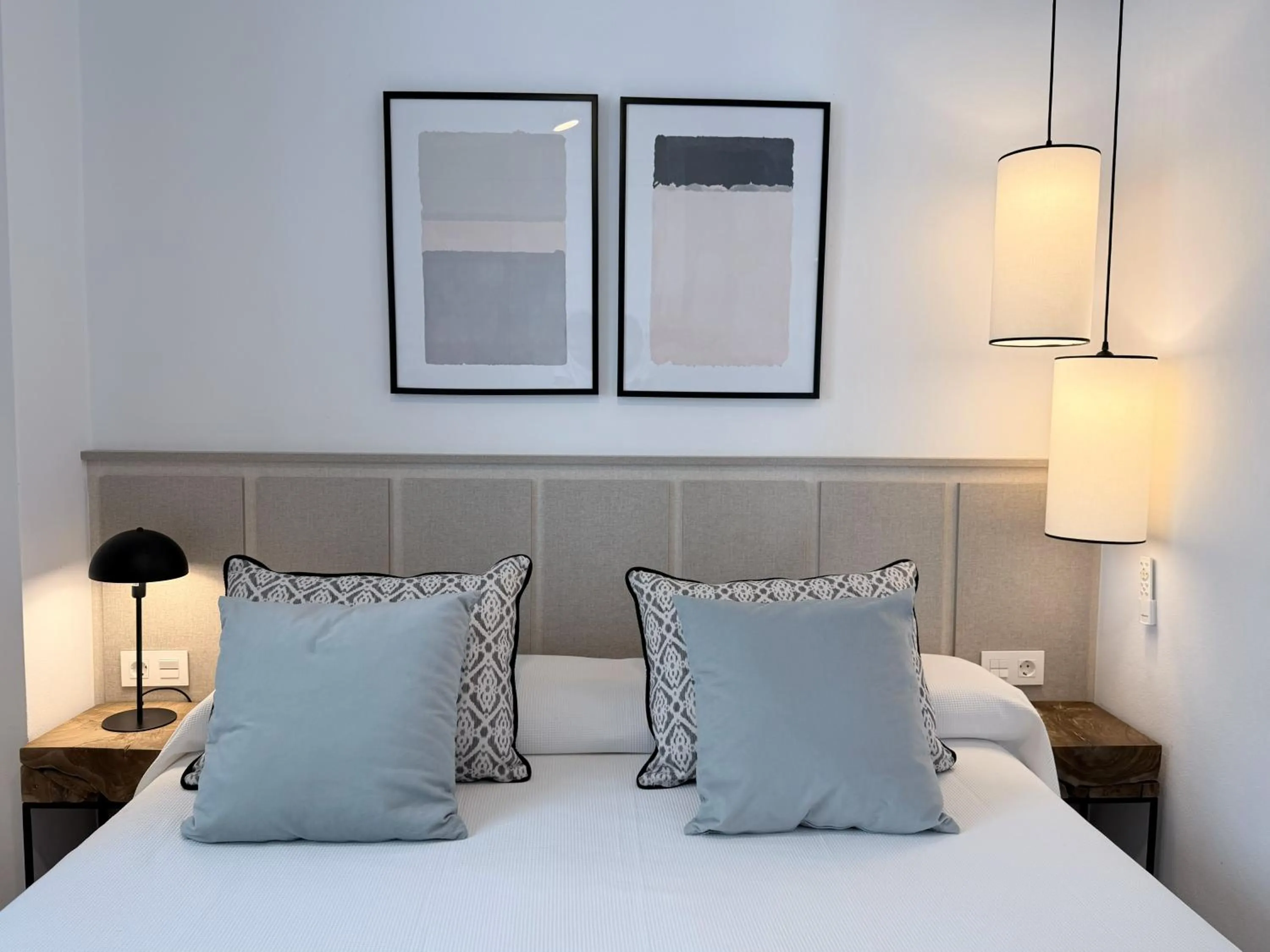 Bed in Hotel Apartamentos Marina Luz