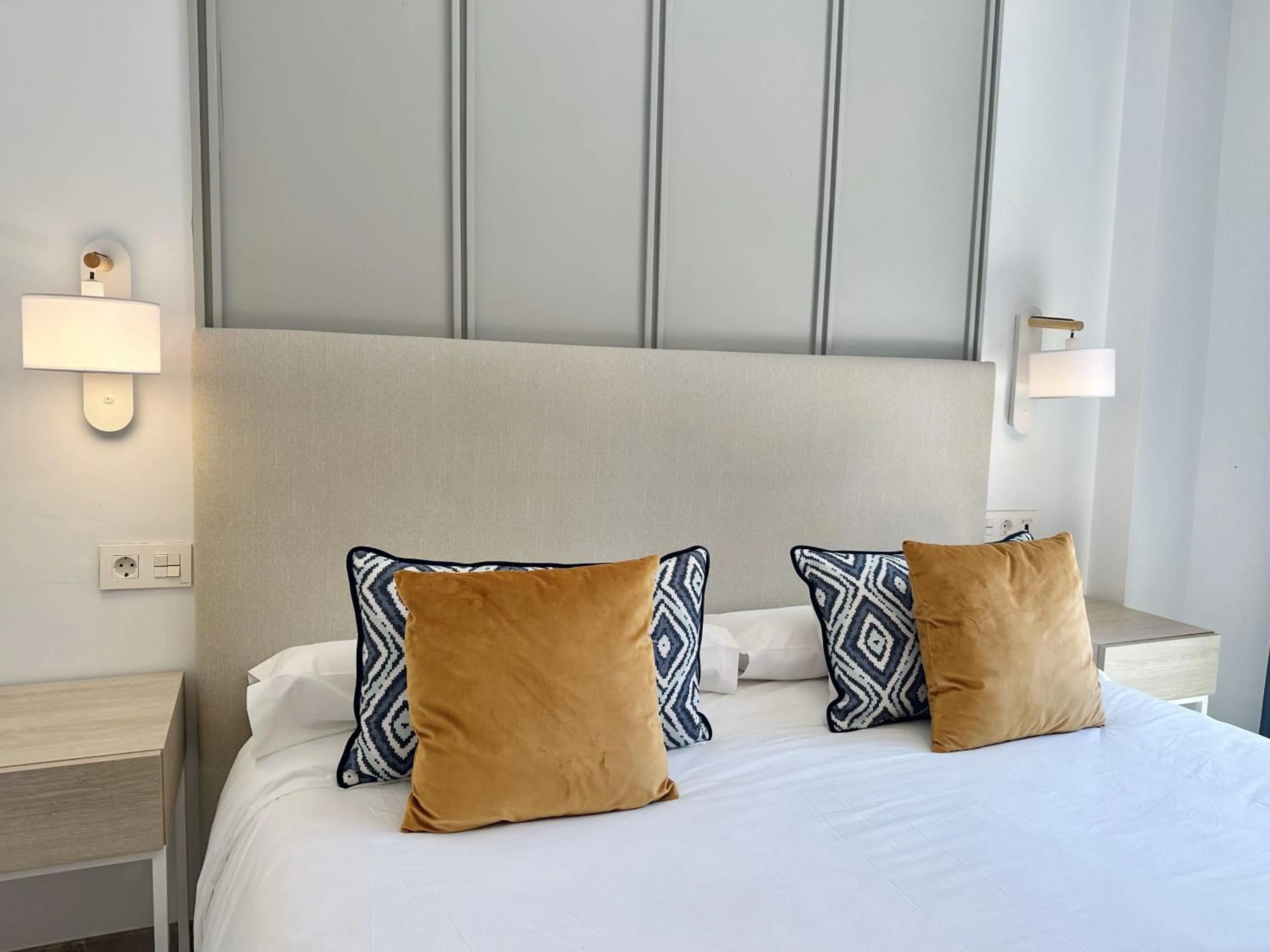 Bed in Hotel Apartamentos Marina Luz