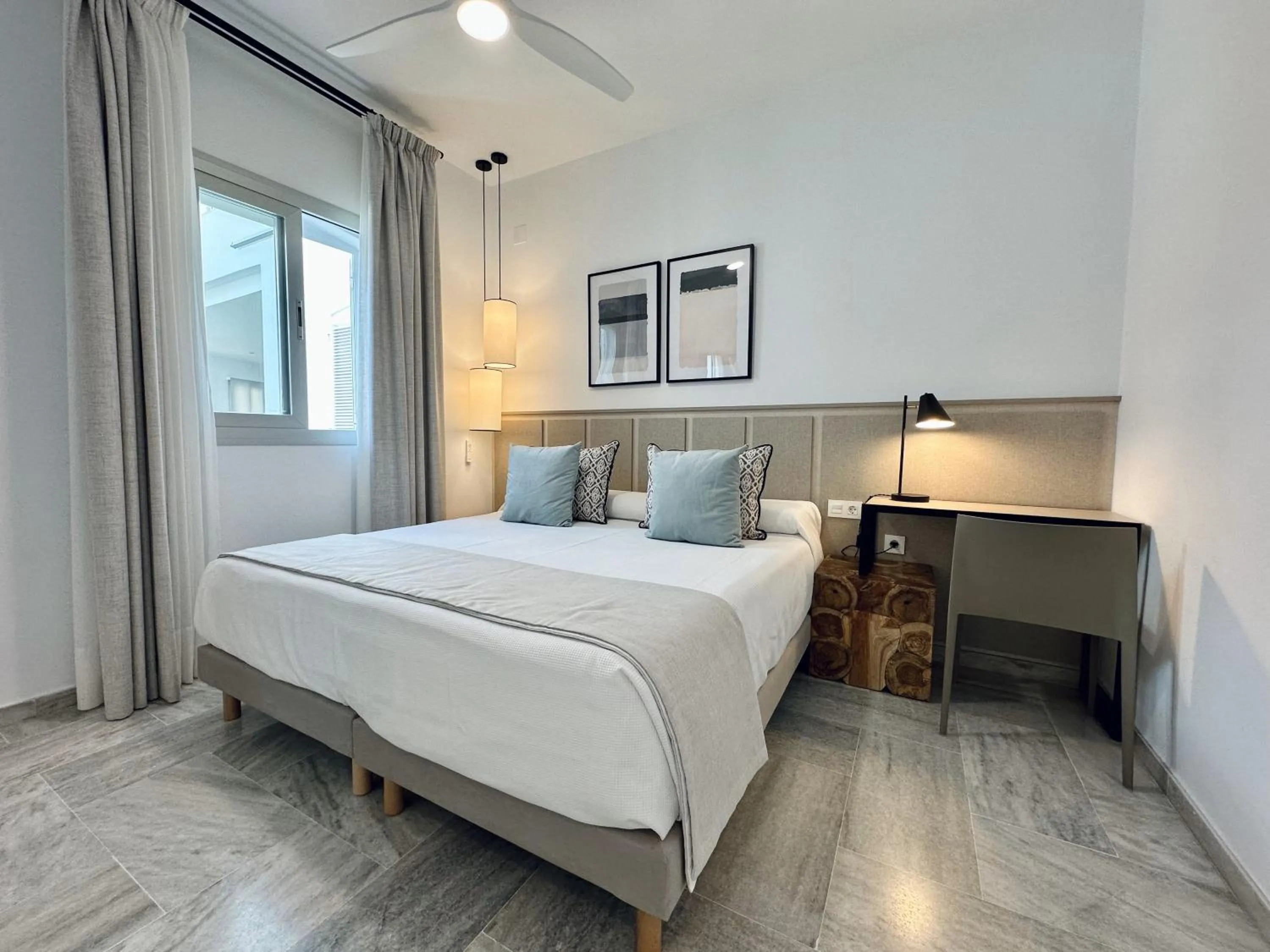 Bed in Hotel Apartamentos Marina Luz