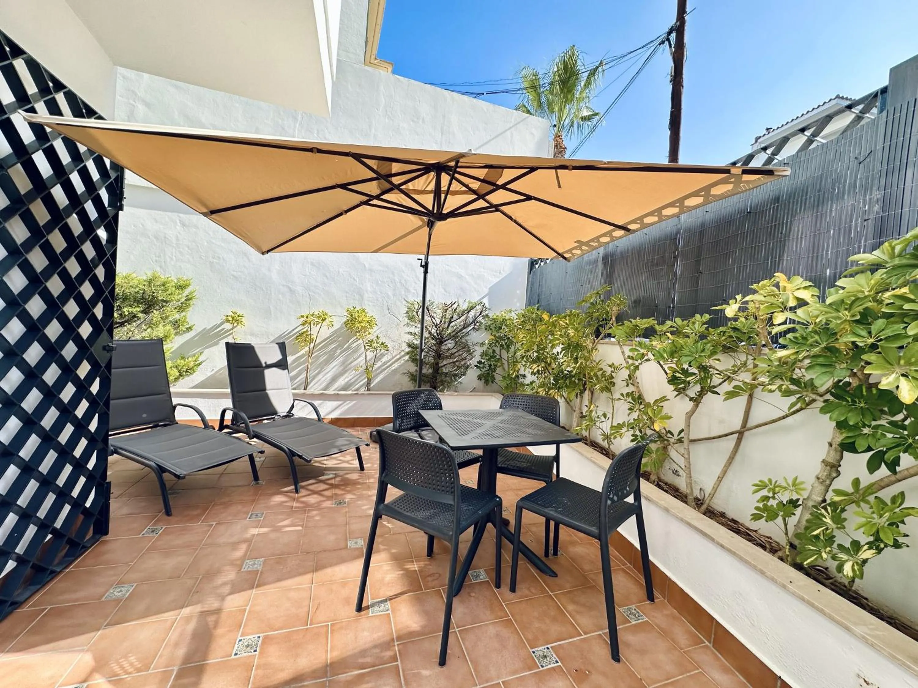 Patio in Hotel Apartamentos Marina Luz