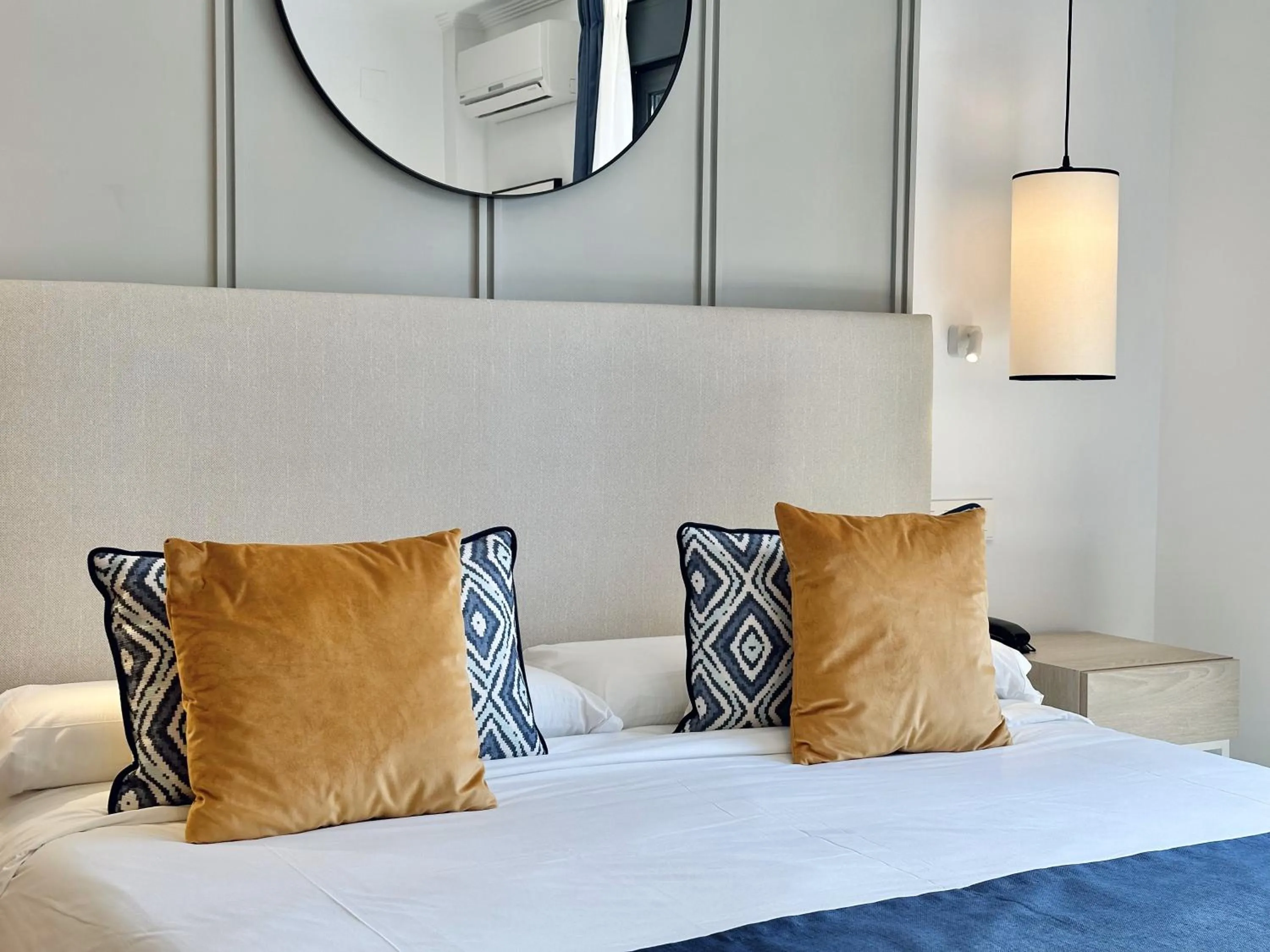 Bed in Hotel Apartamentos Marina Luz