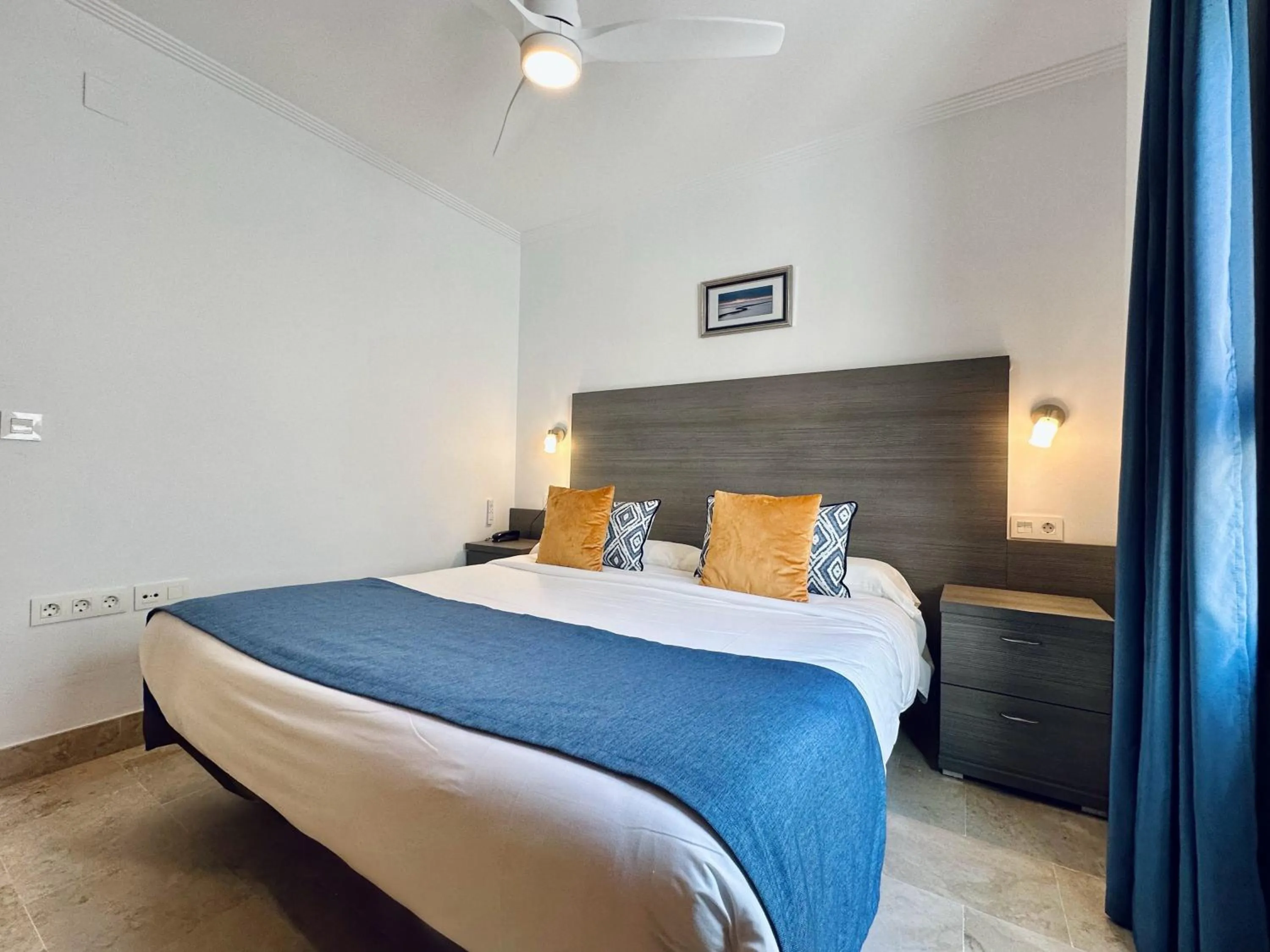 Bed in Hotel Apartamentos Marina Luz