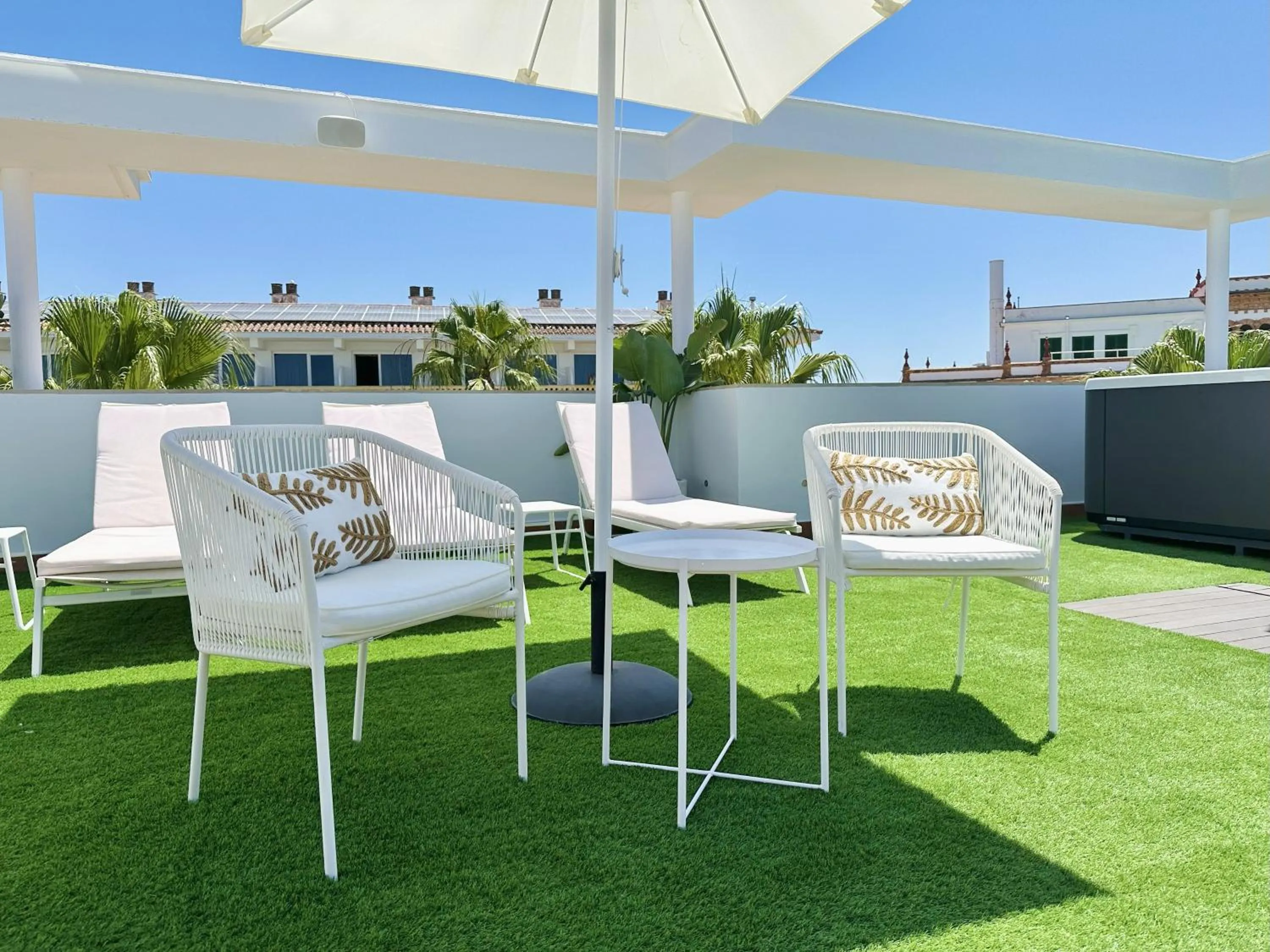 Patio in Hotel Apartamentos Marina Luz