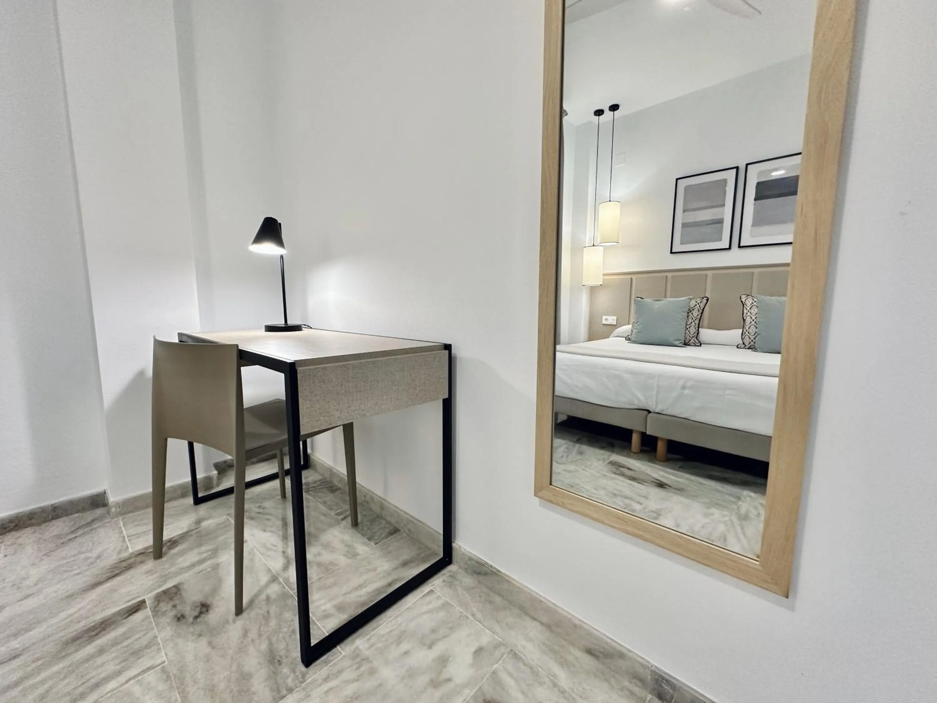 Bed in Hotel Apartamentos Marina Luz