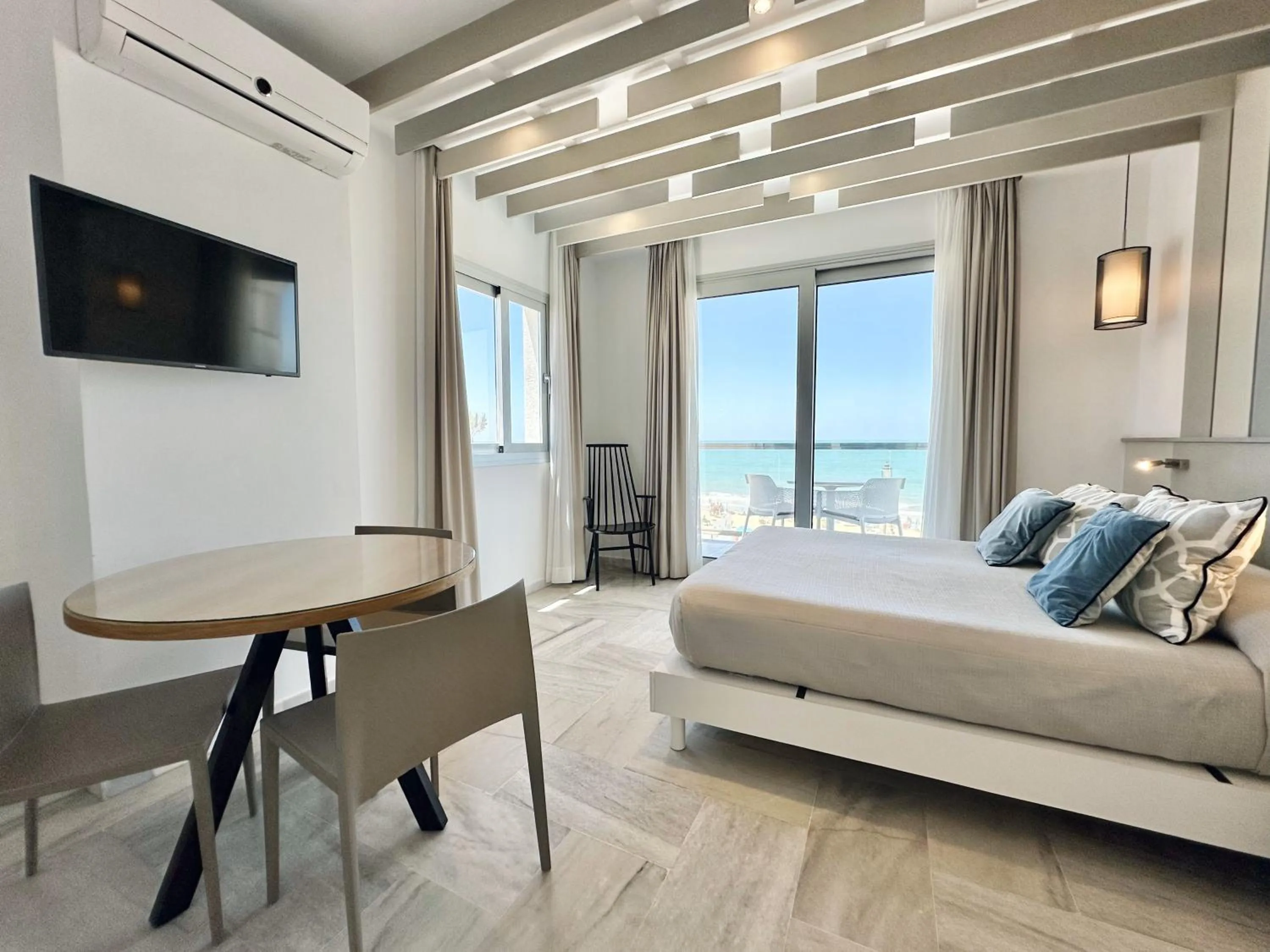 Bed in Hotel Apartamentos Marina Luz