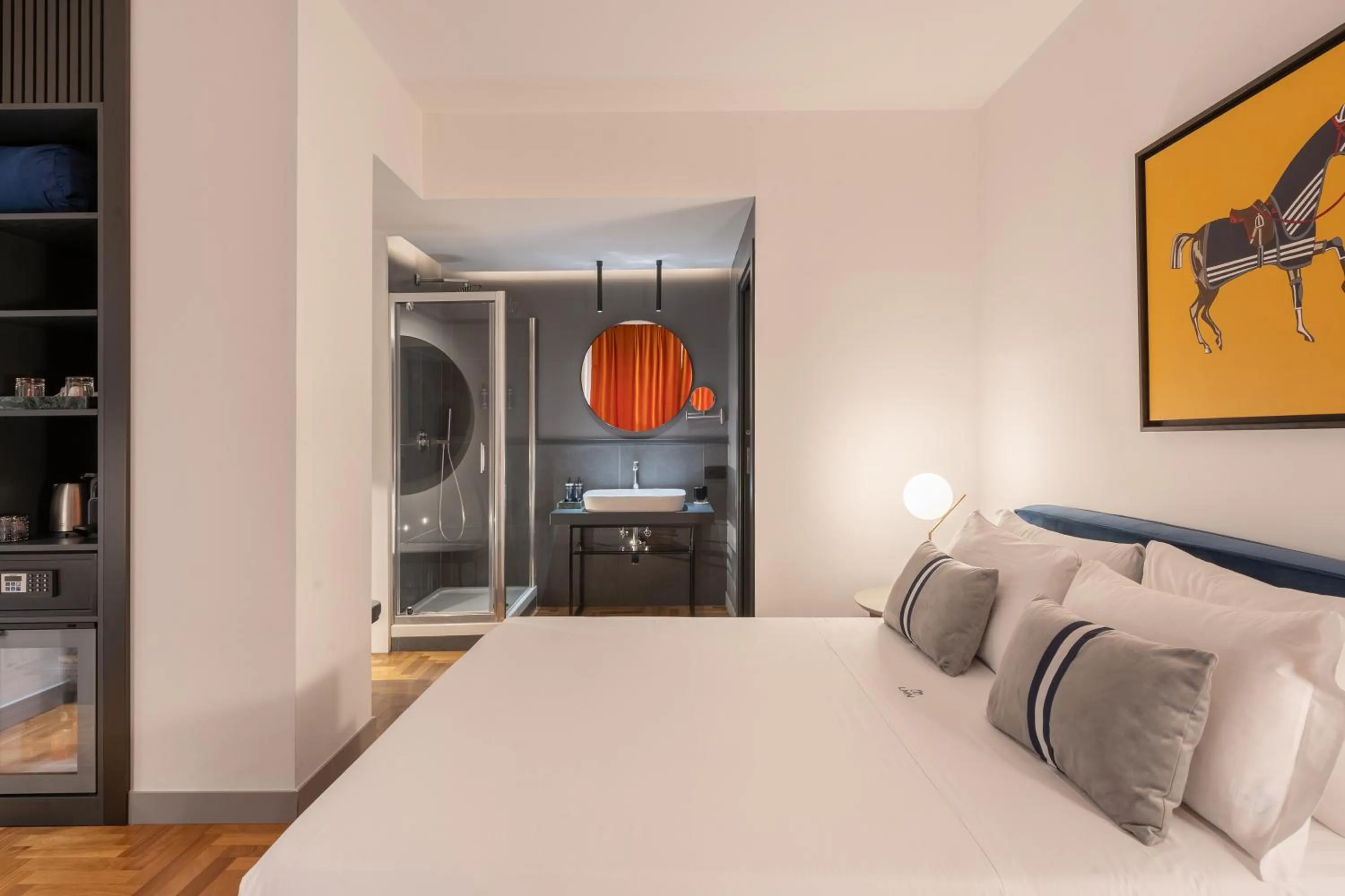 Shower, Bed in Le Mummarelle