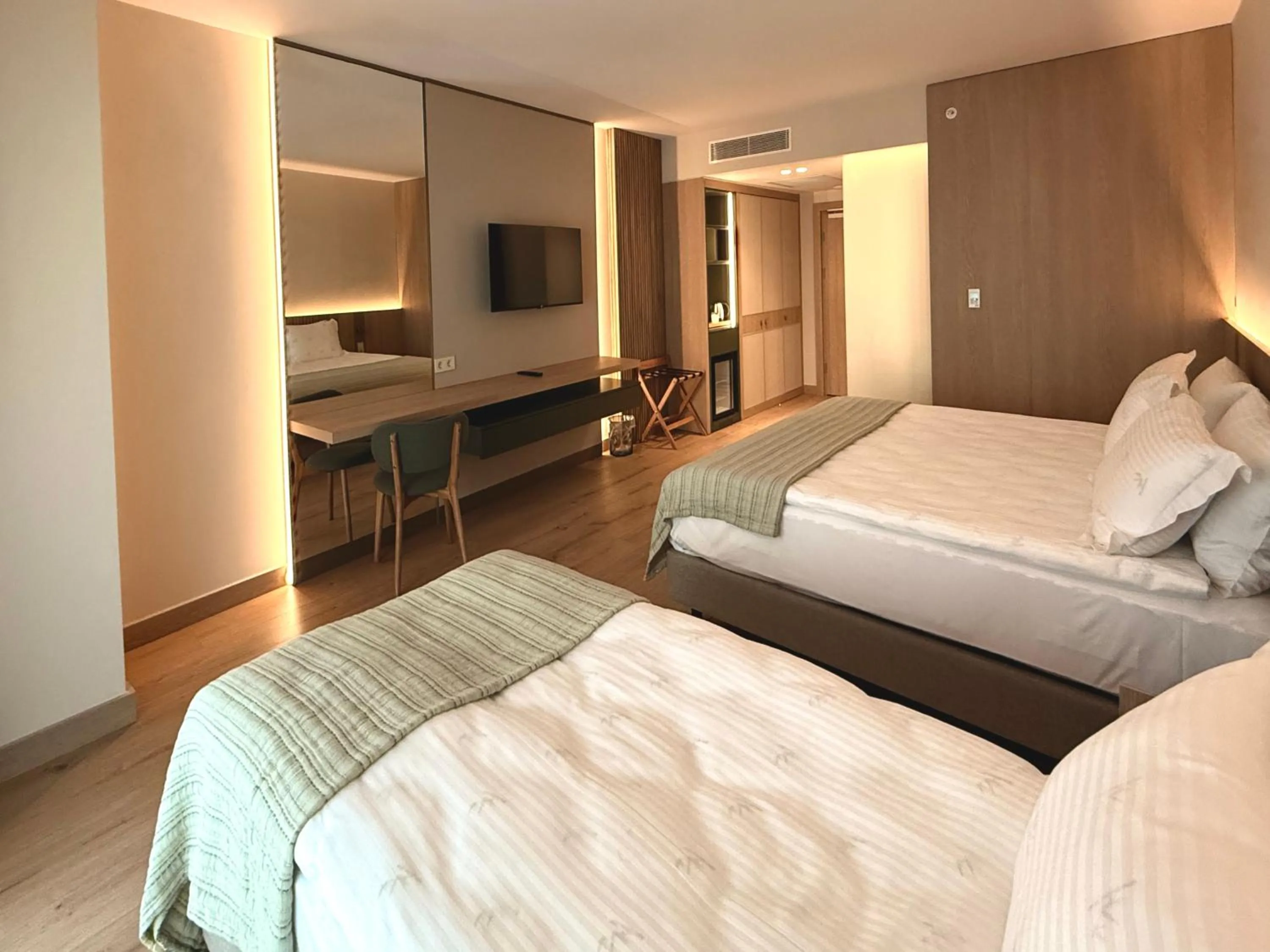 Seating area, Bed in Arkk Homes