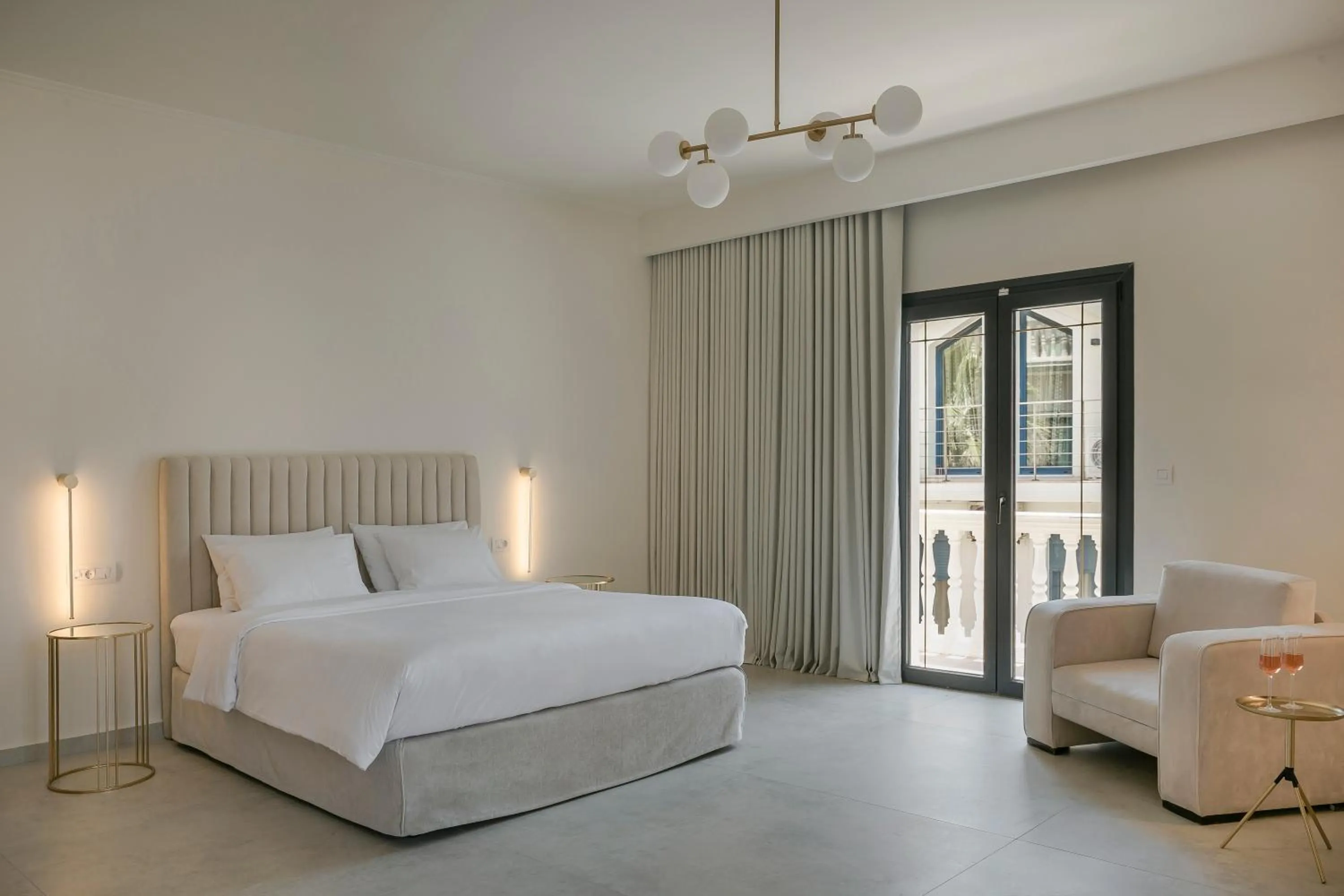 Seating area, Bed in Alley Boutique Hotel and Spa