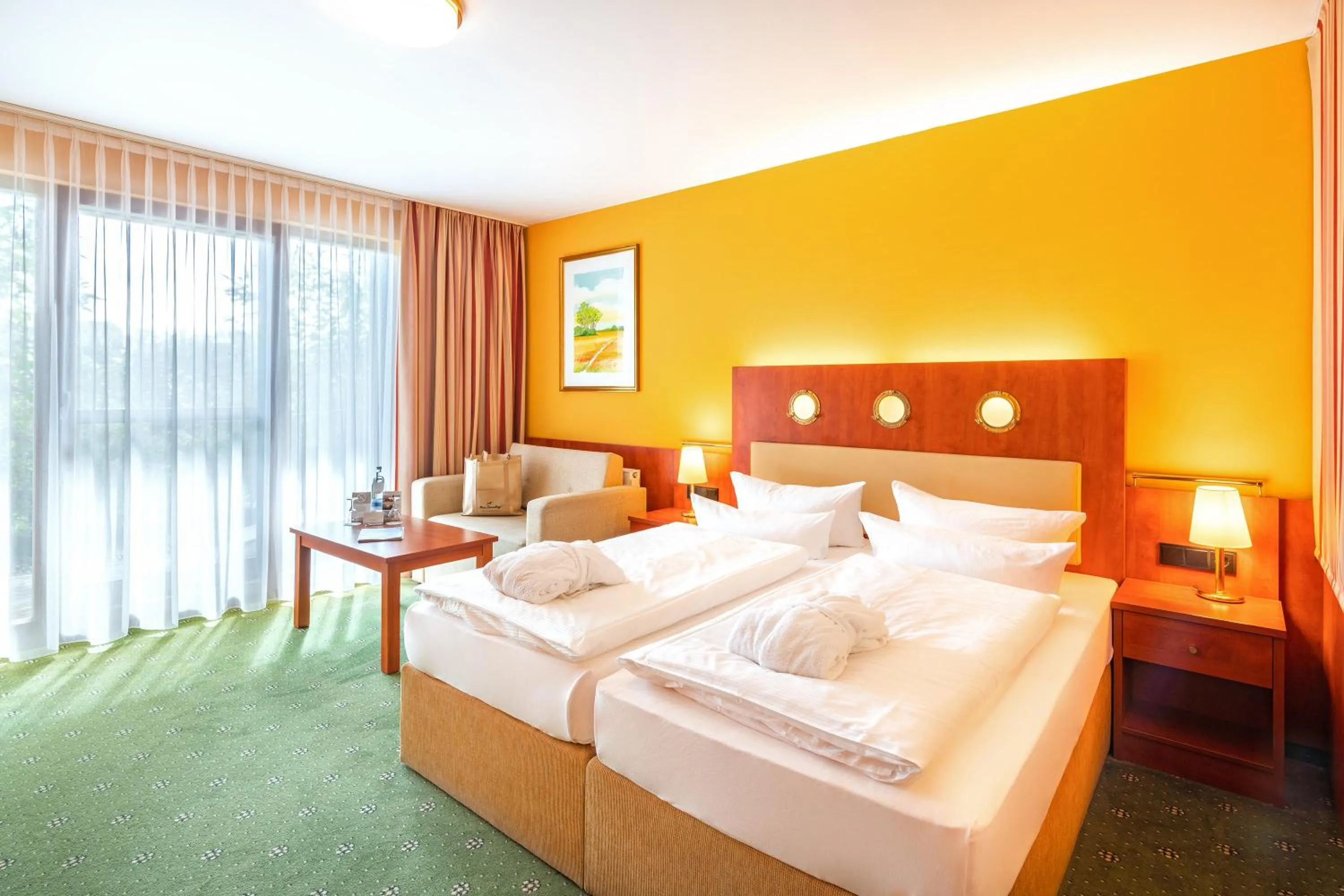 Photo of the whole room, Bed in SEETELHOTEL Nautic Usedom Hotel & Spa das Hotel für Wellness & Genuss auf Usedom