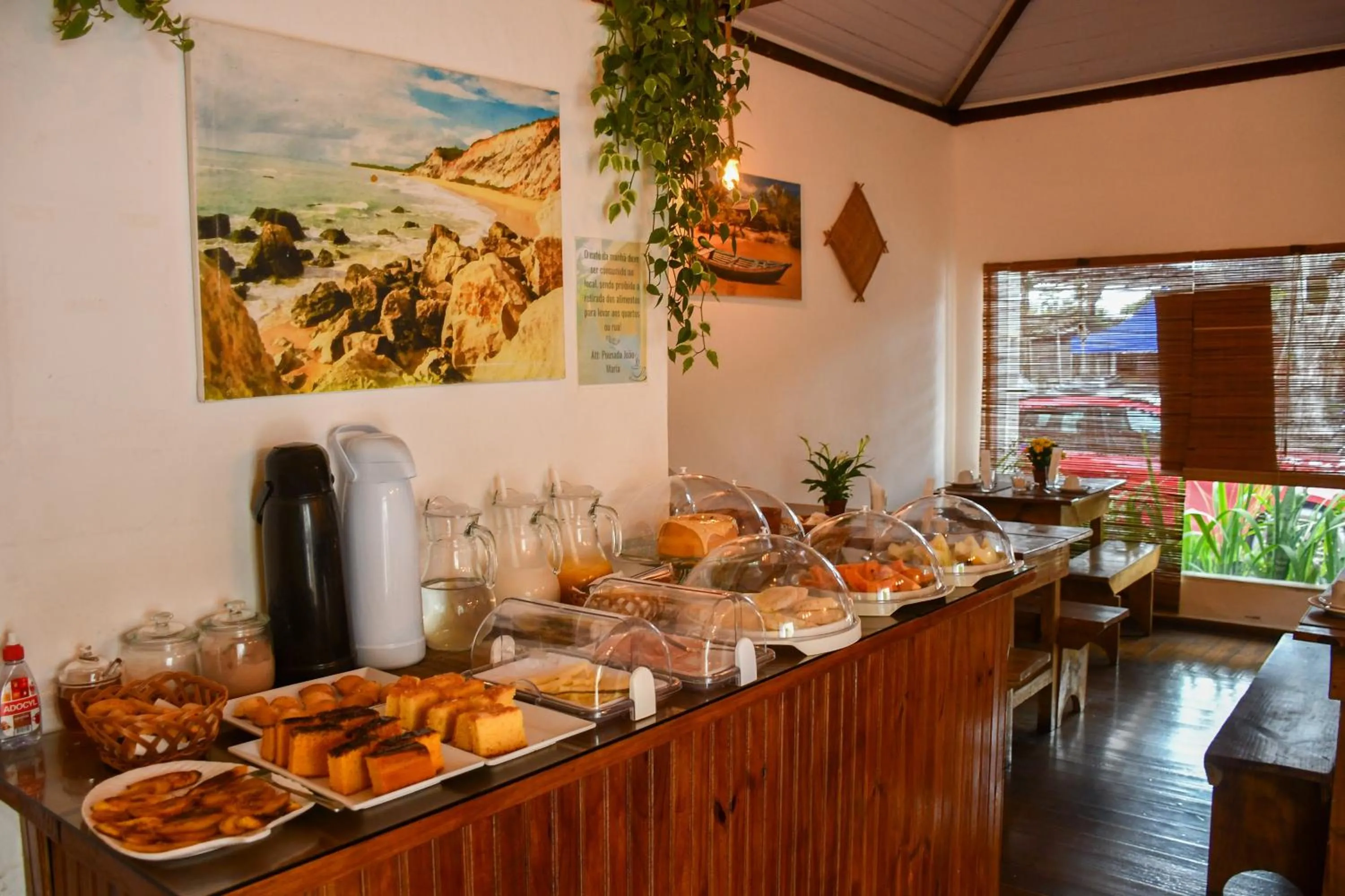 Food and drinks in Pousada João Maria