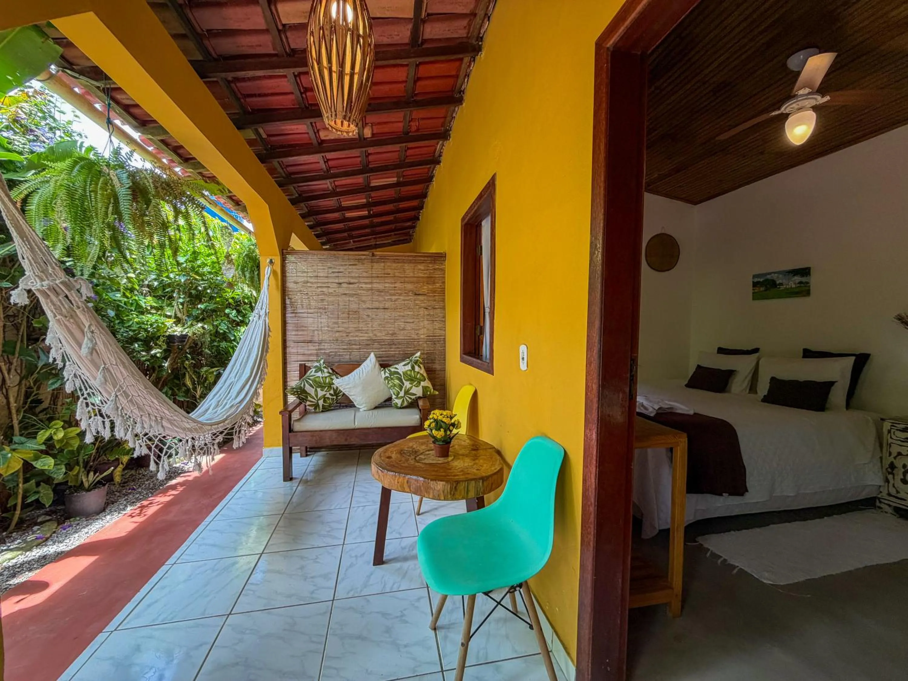 Patio in Pousada João Maria