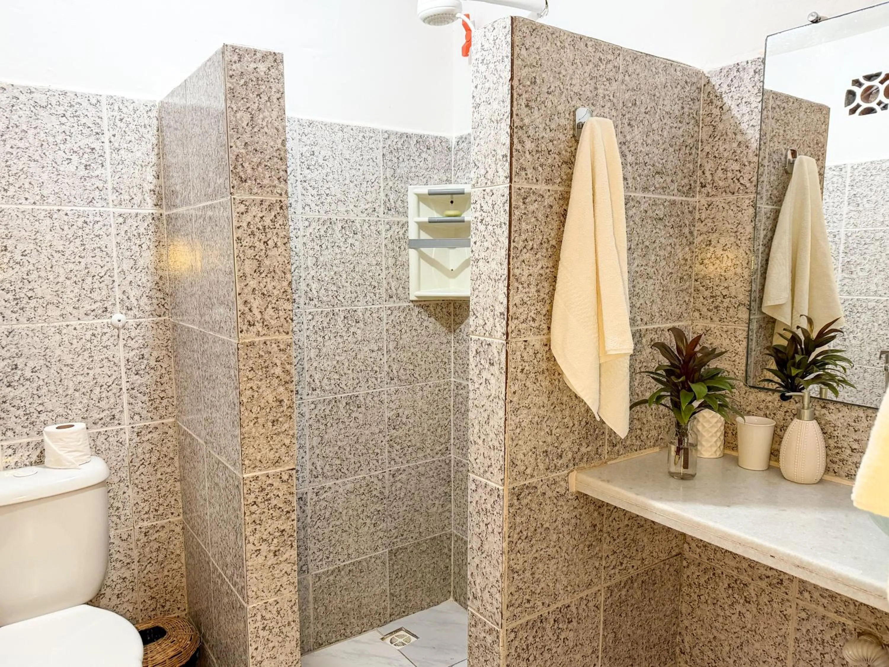 Shower in Pousada João Maria