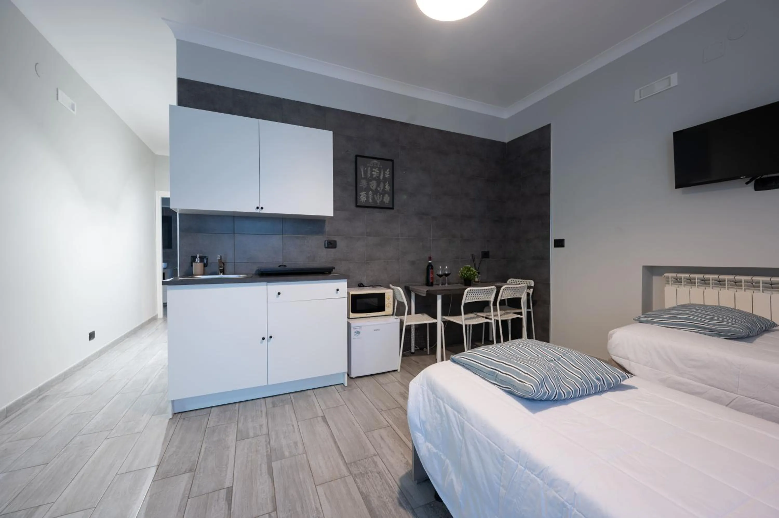 Kitchen or kitchenette, Bed in B&B del Sole