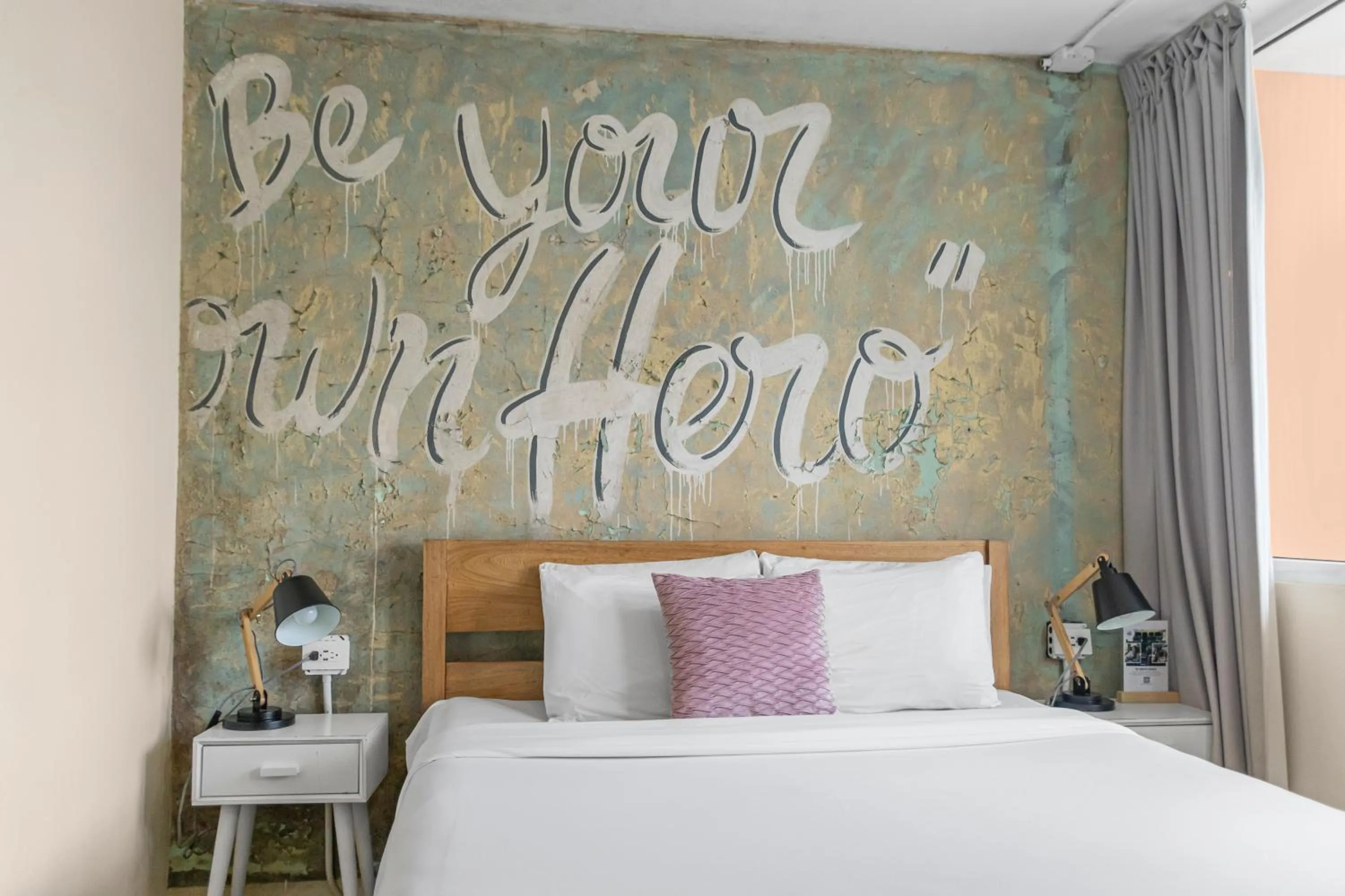 Bed in Selina Casco Viejo Panama City