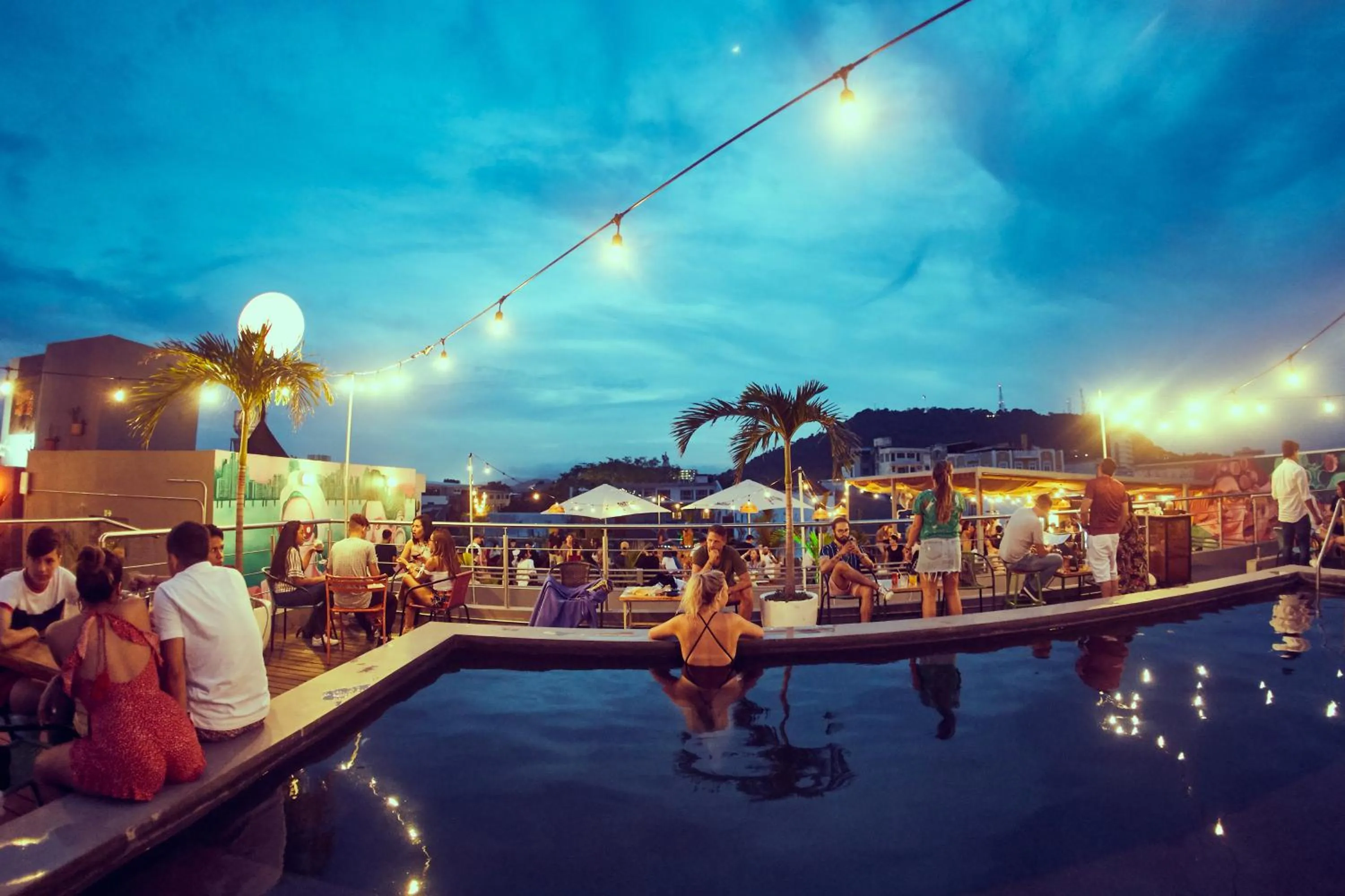 Swimming pool in Selina Casco Viejo Panama City