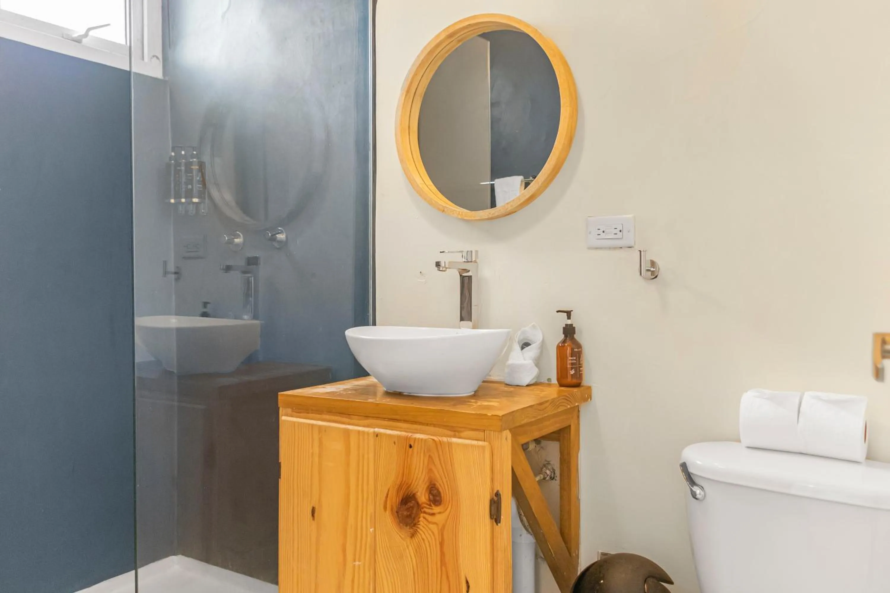 Shower in Selina Casco Viejo Panama City