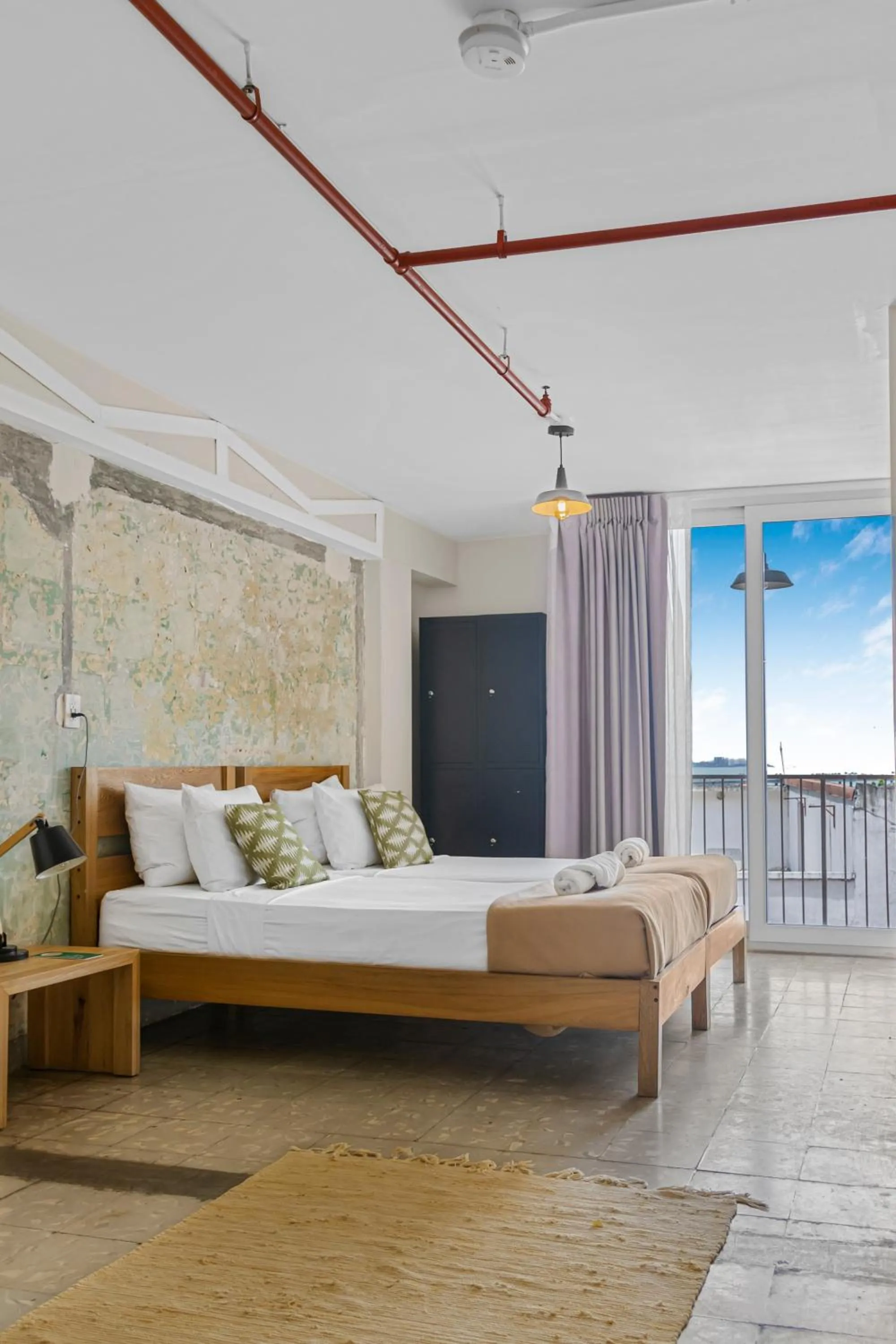 Bed in Selina Casco Viejo Panama City